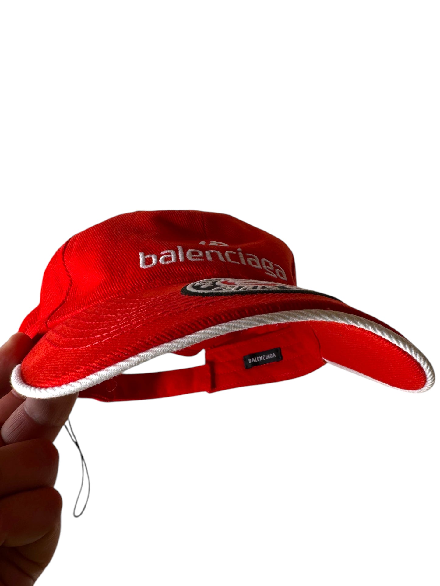 Cappellino Balenciaga rosso – Taglia L (59 cm) – Made in Italy