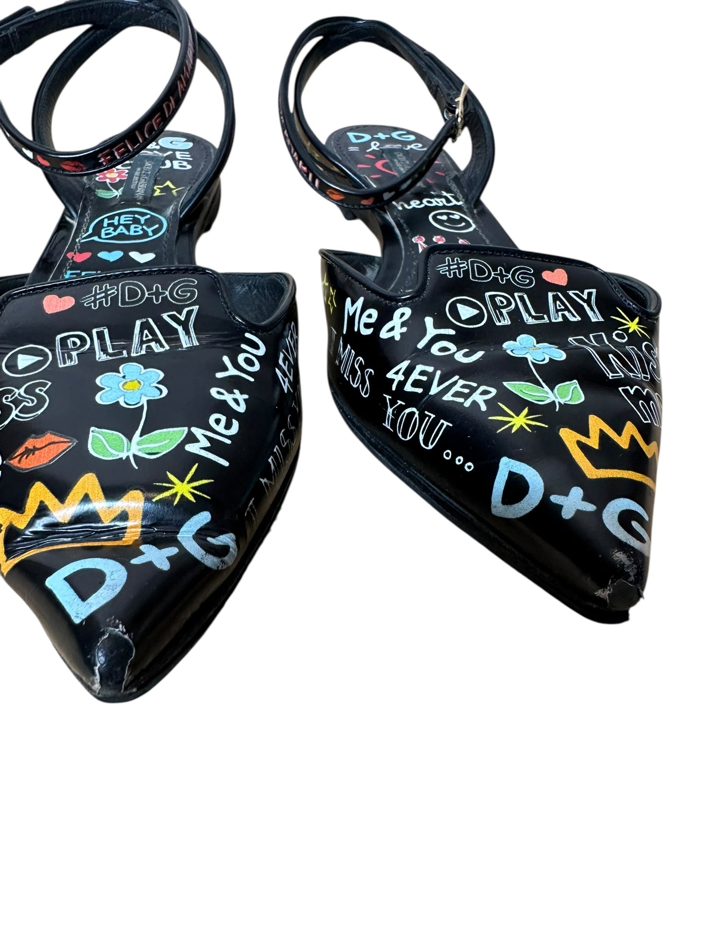 Dolce & Gabbana sandali con stampe (37.5g
