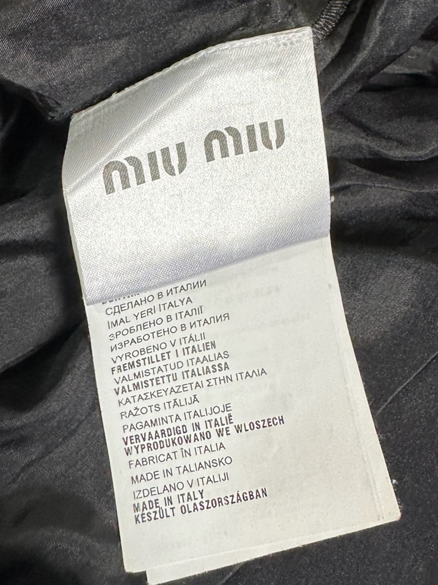 Miu Miu mini abito scollato (L)
