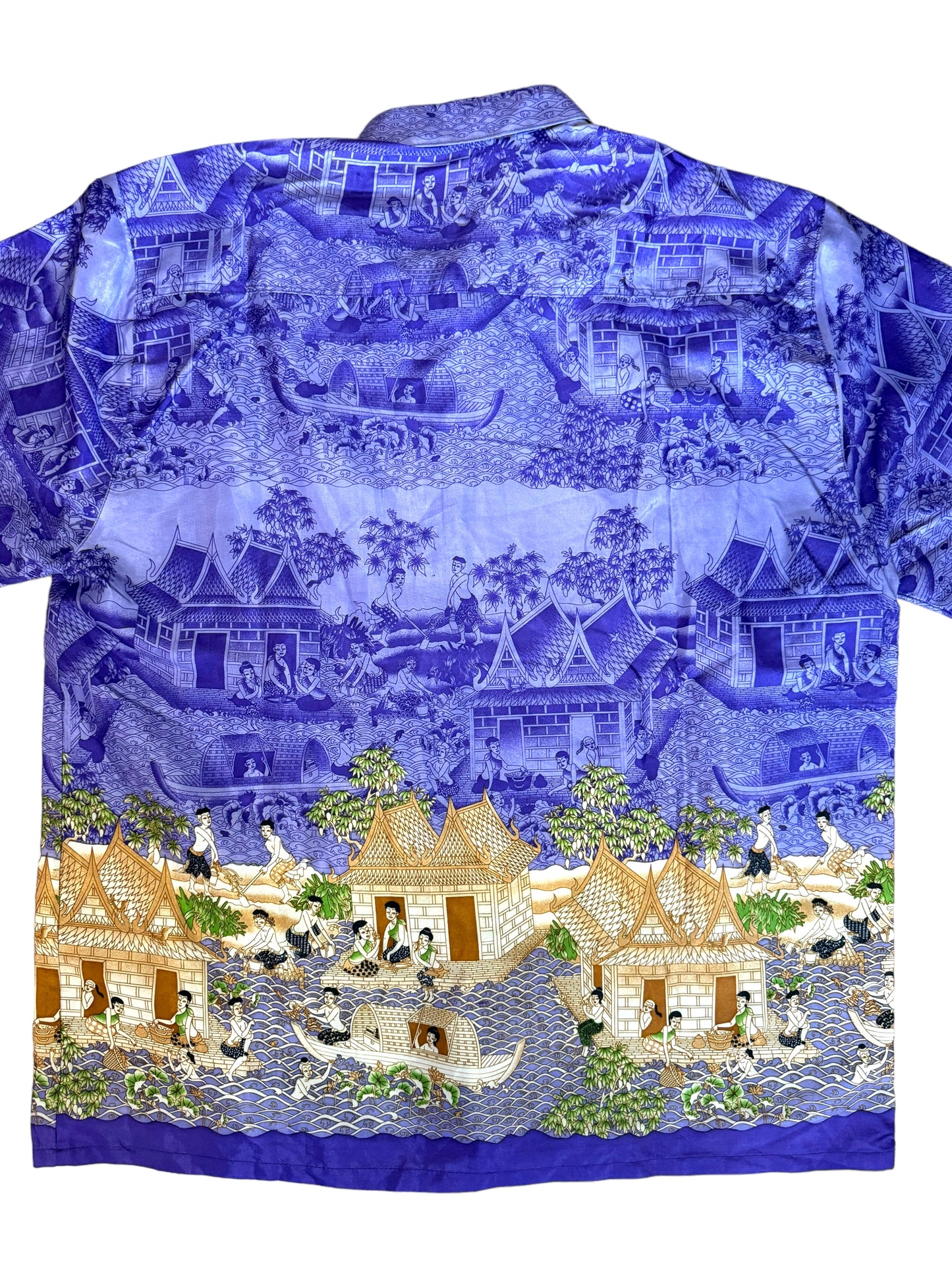Camicia vintage stampata (XXL)