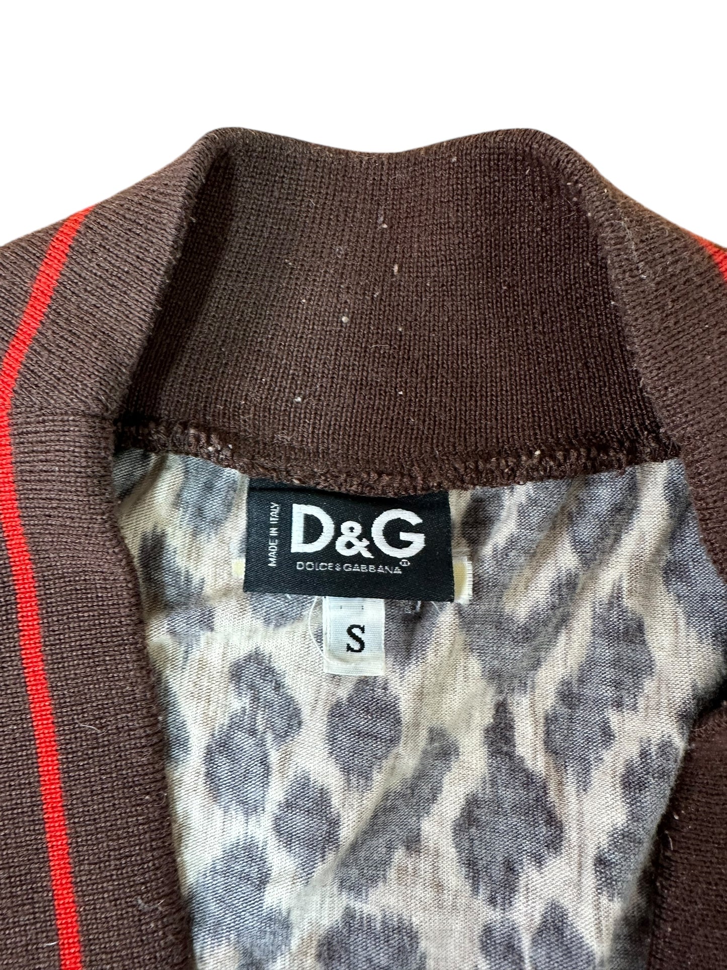 D&G gilet vintage animalier (S)