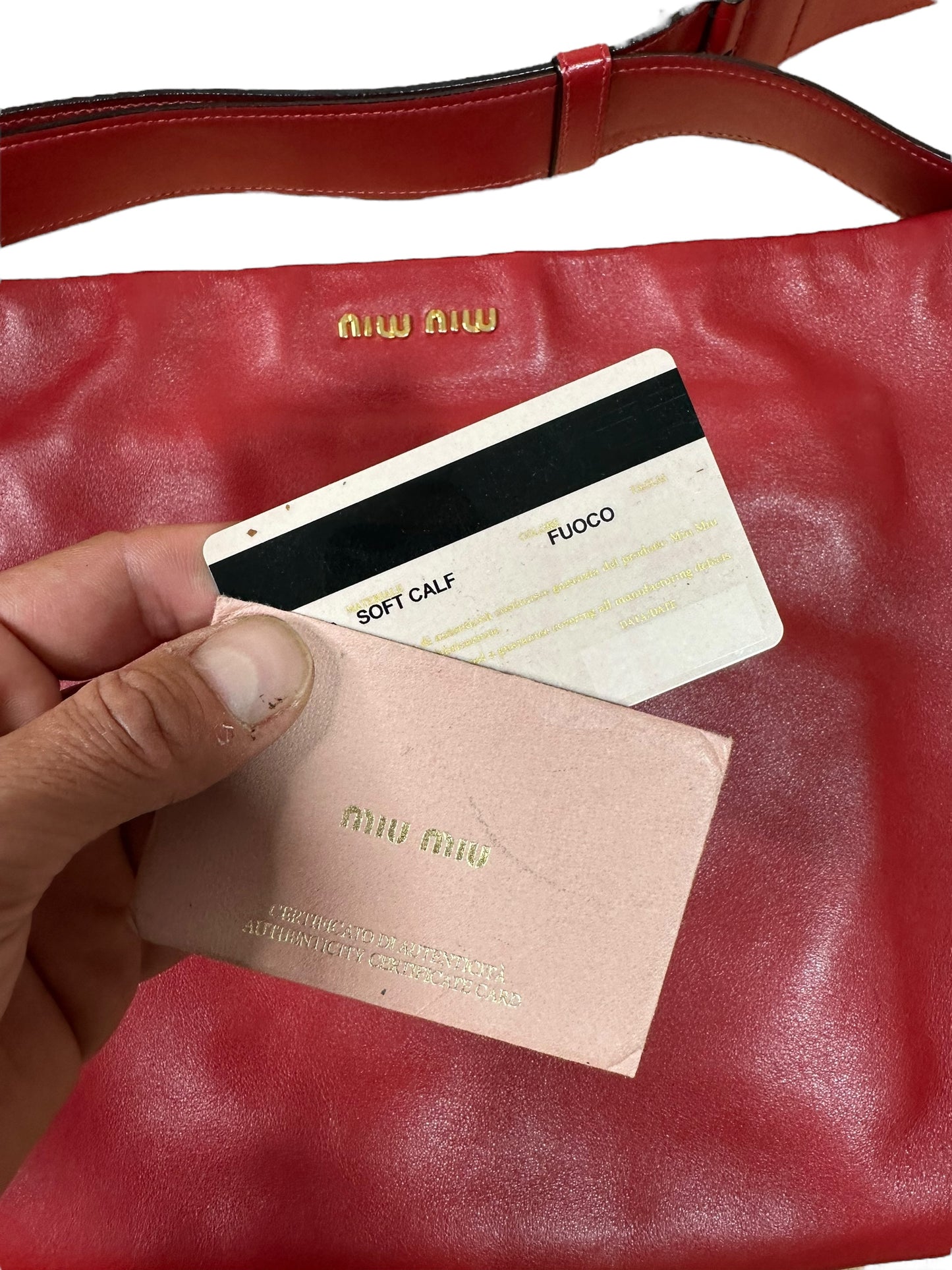 Miu Miu borsa vintage in pelle