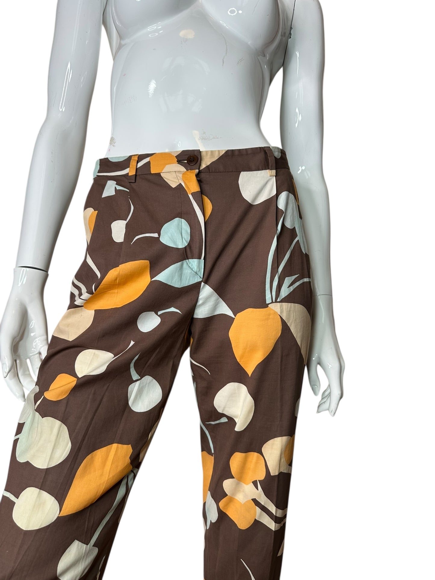 Miu Miu pantaloni vintage stampati (S)
