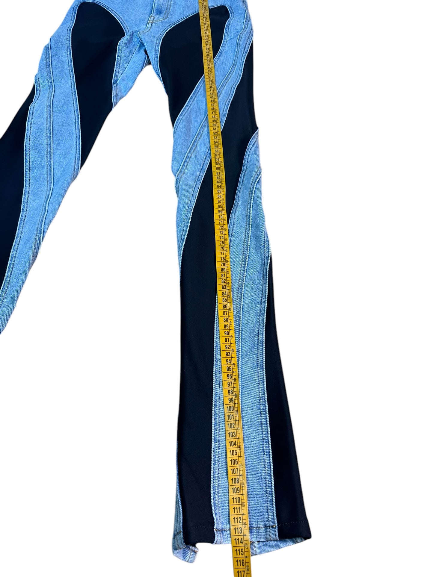 Mugler jeans con inserti (S)