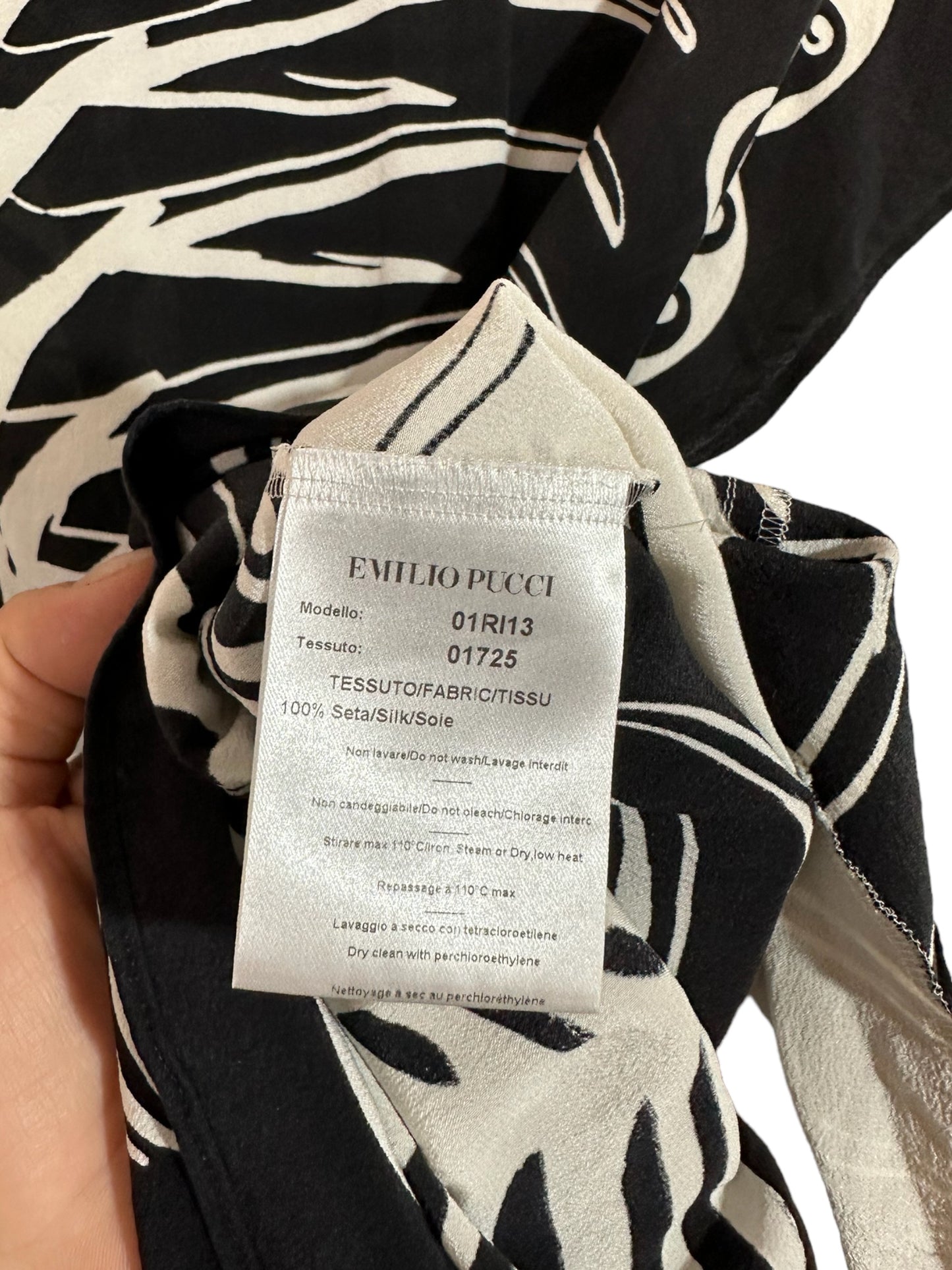 Emilio Pucci mini abito in seta (M)