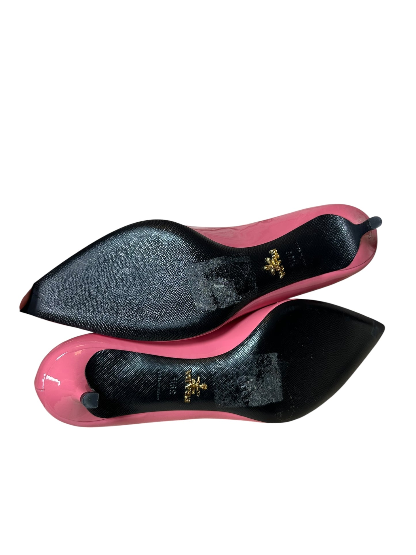 Prada decolletè in vernice rosa