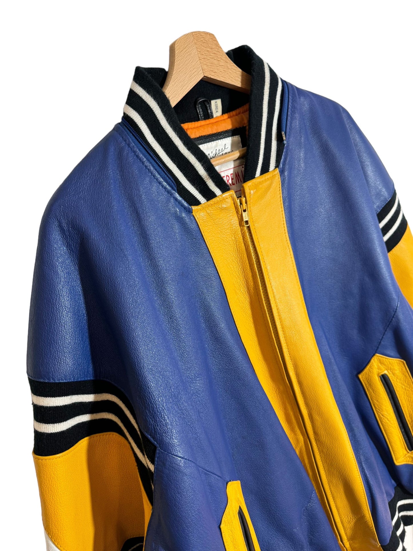 Giacca in pelle vintage Michael Hoban (XL)