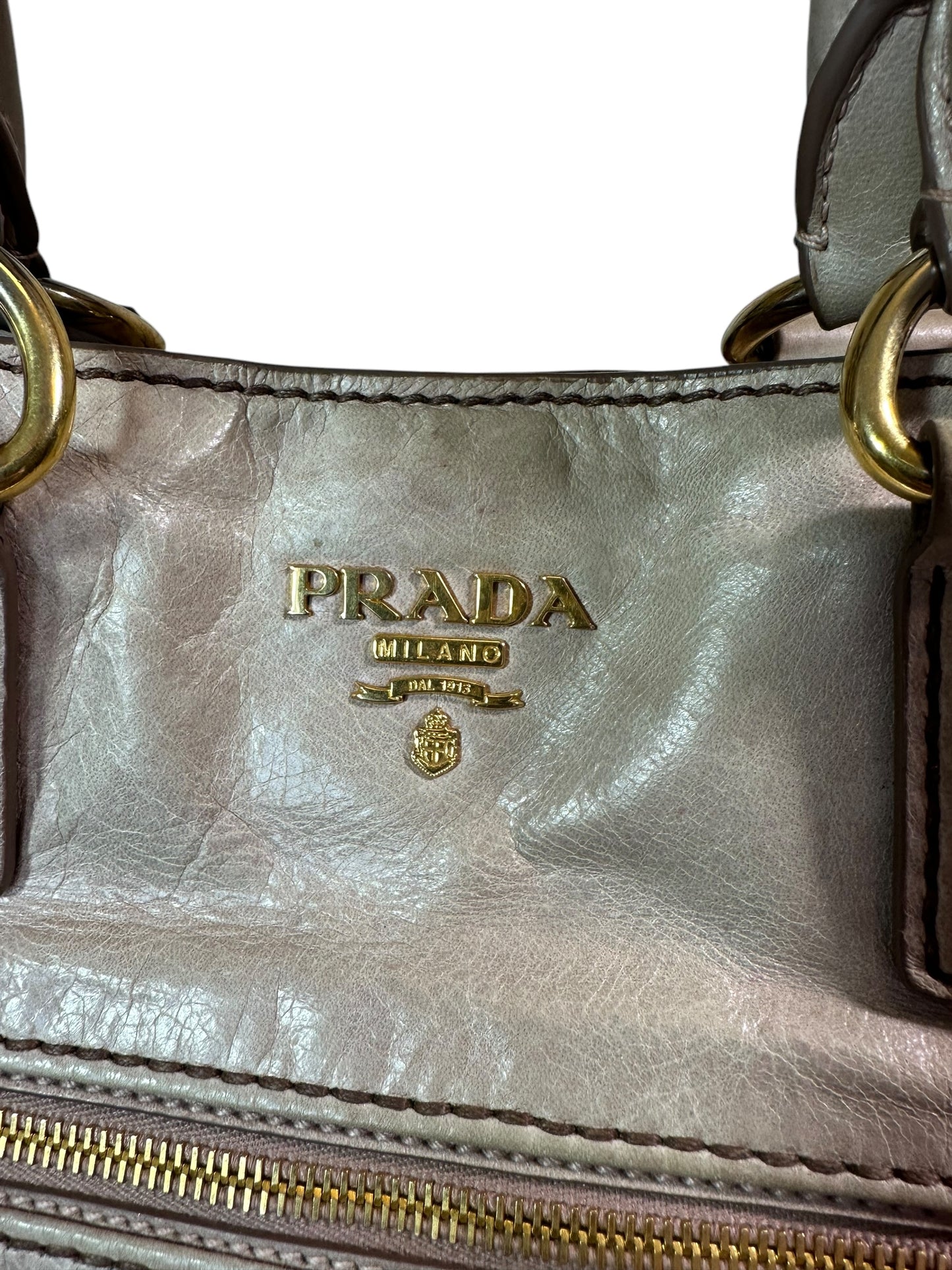 Prada borsa shopper in pelle