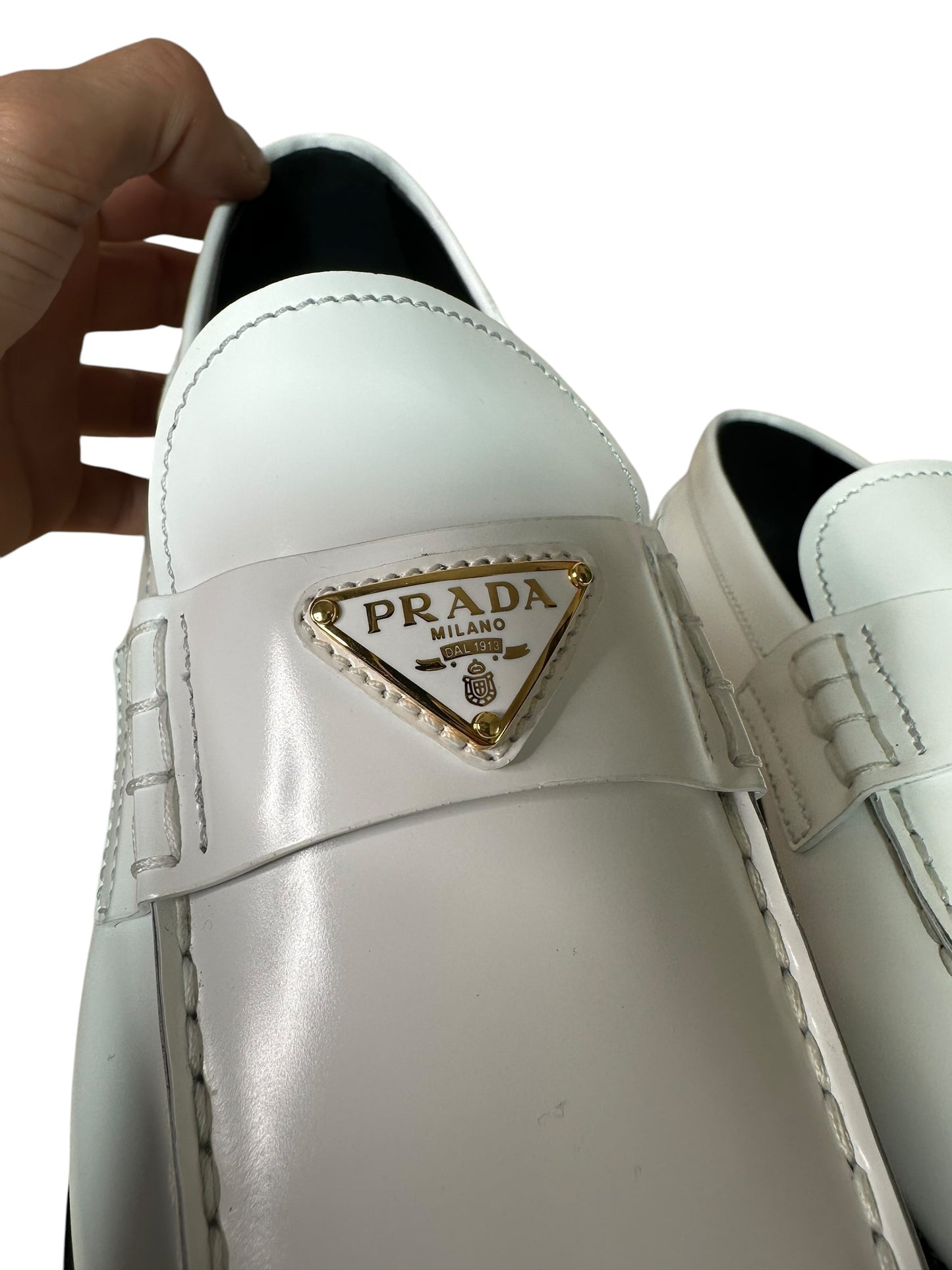 Prada mocassino in pelle (41)