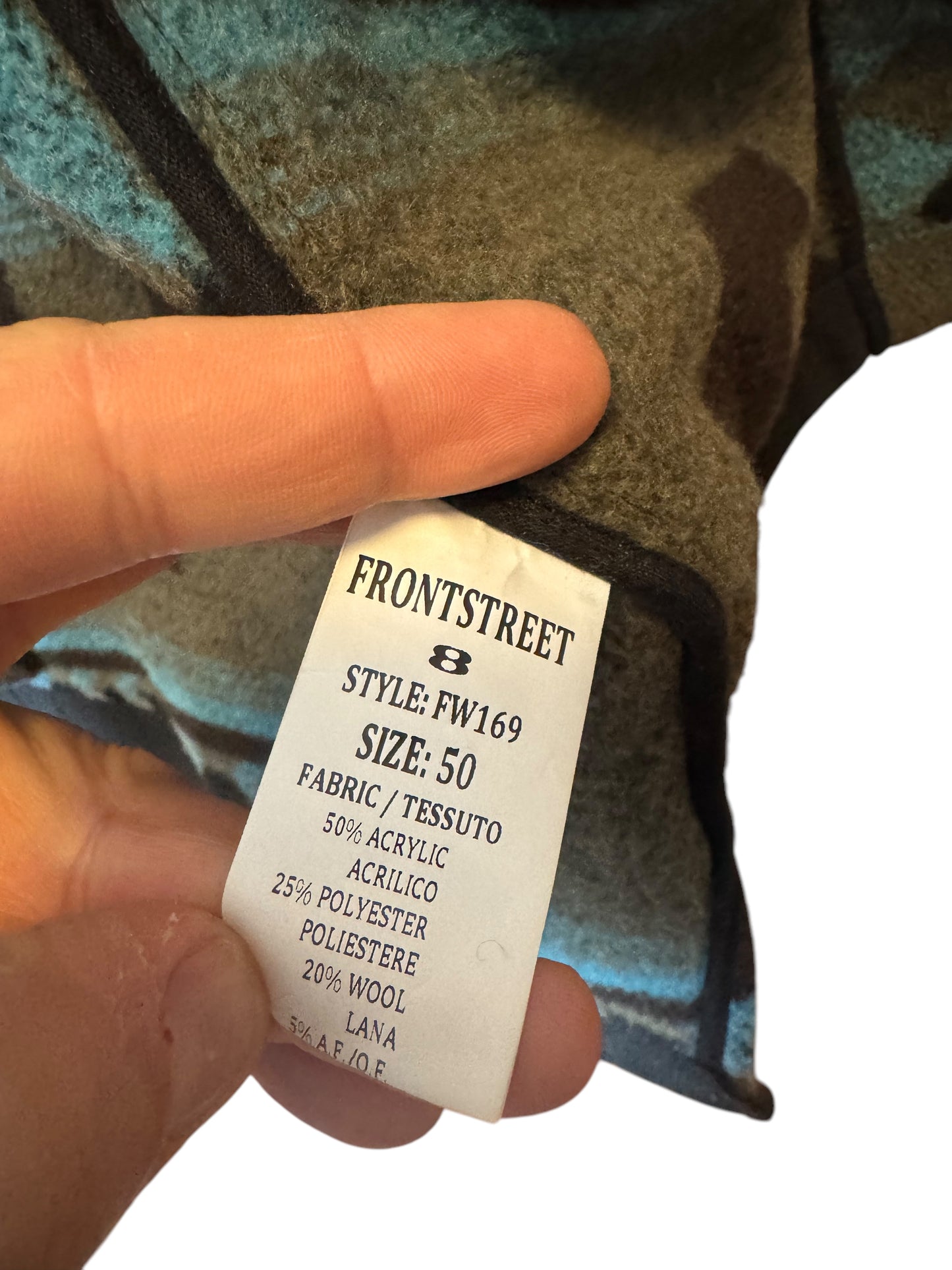 Front Street 8 – Giacca Stile Western con Motivo Geometrico