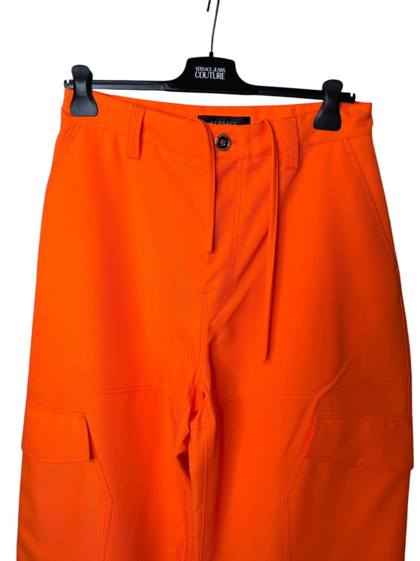 Pantaloni Cargo Versace in Tessuto - Arancione - Taglia 48 (M)