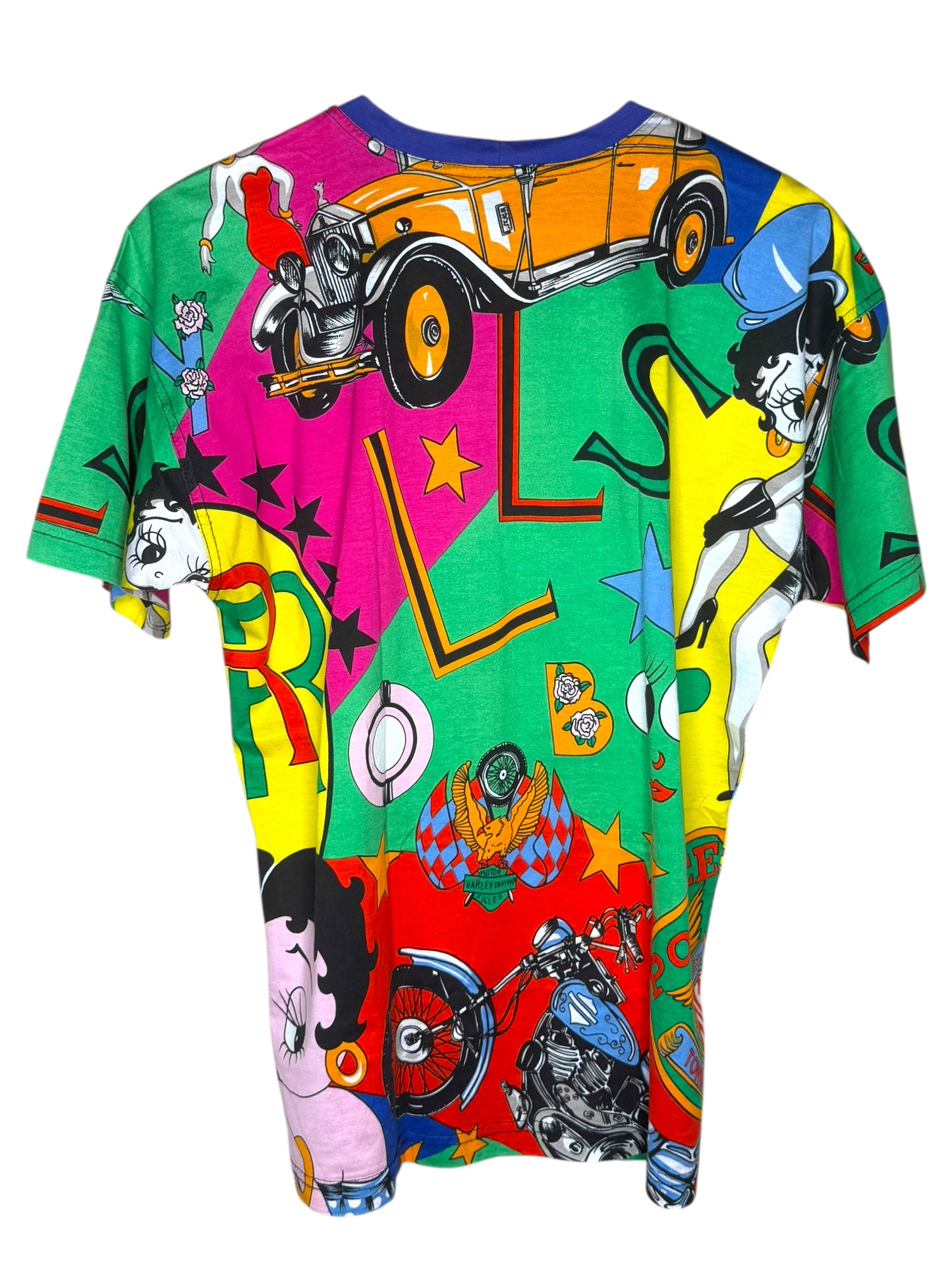 T-shirt Versace Vintage Harley Davidson Betty Boop – Made in Italy – Taglia M