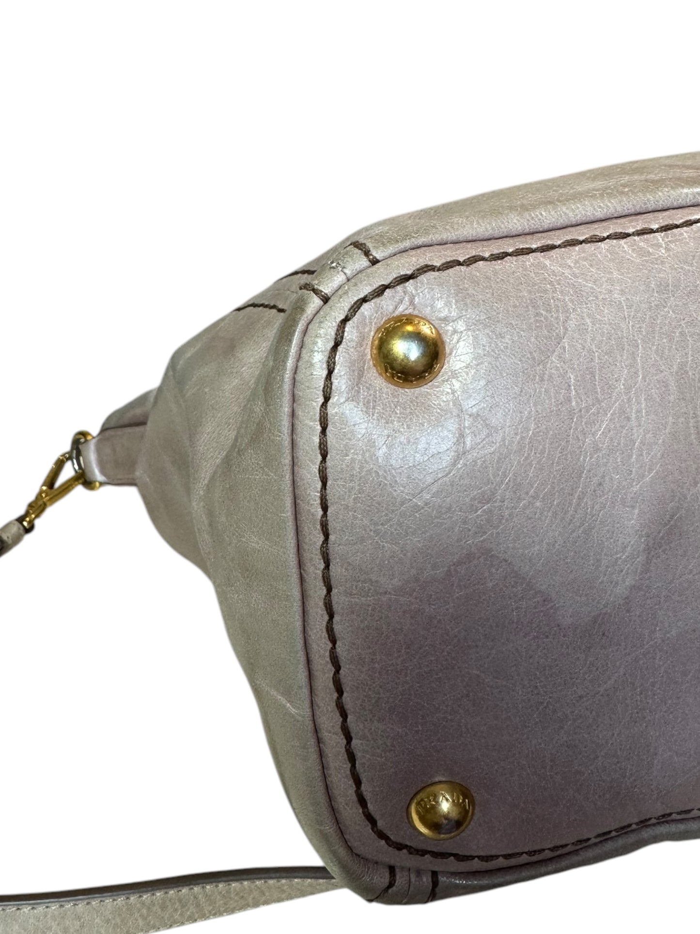 Prada borsa shopper in pelle