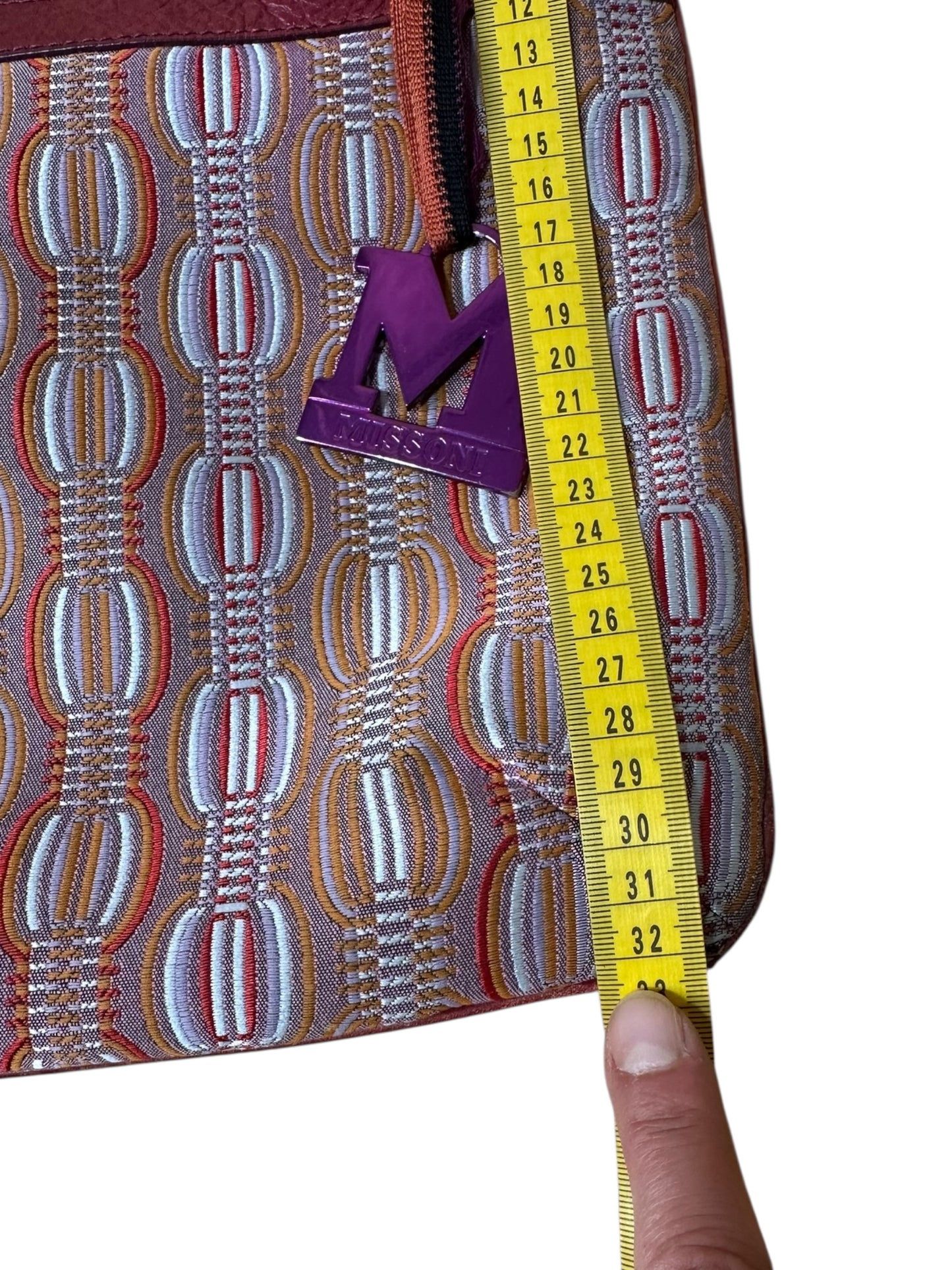 Missoni borsa vintage  in tela jacquard