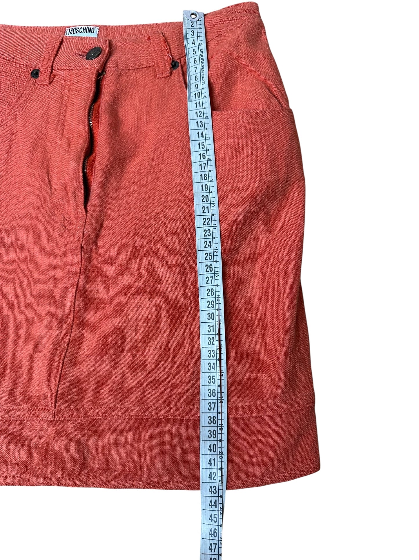 Moschino jeans mini gonna vintage (M)