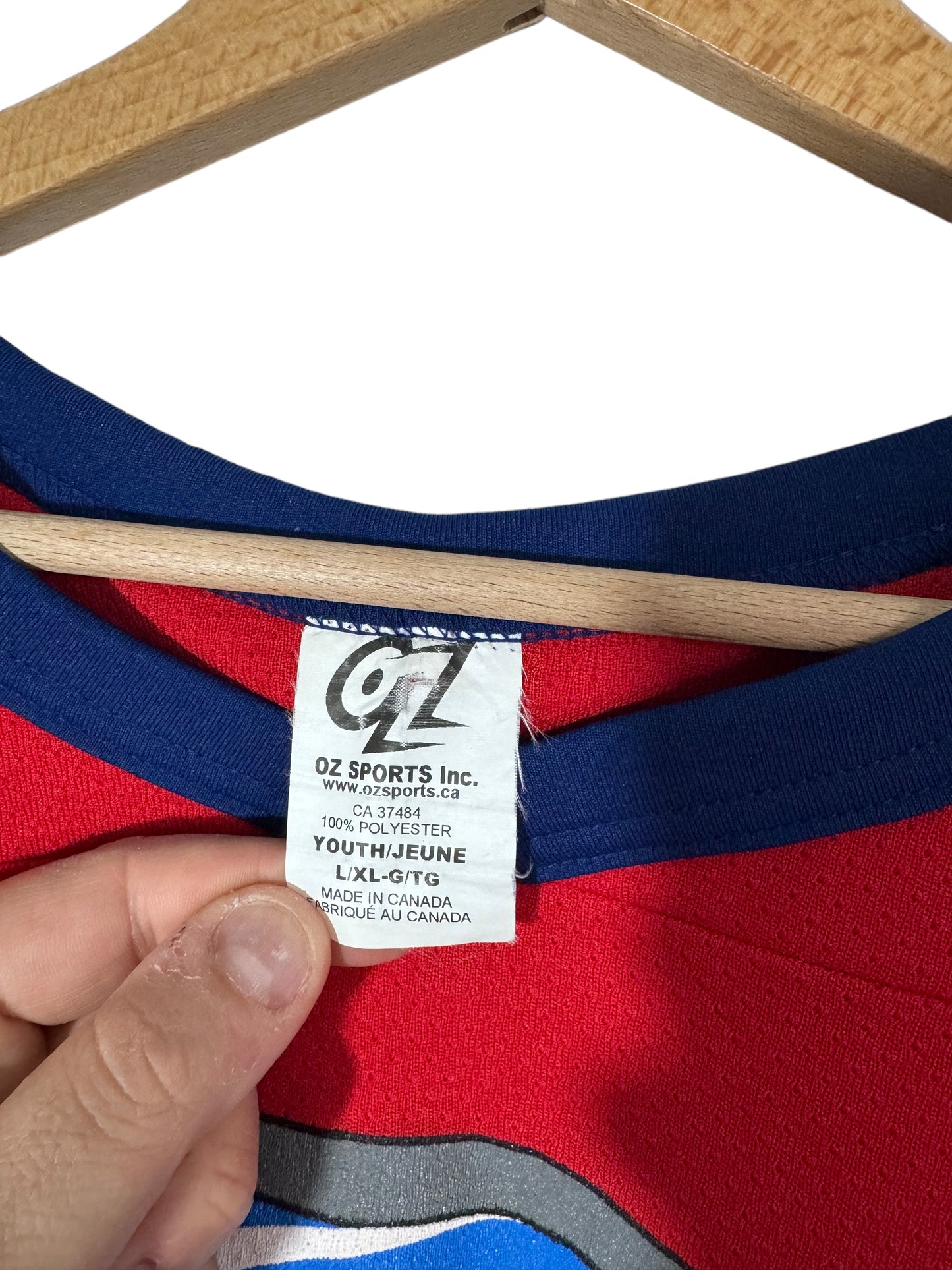 Maglia vintage da hockey sport americano (M)
