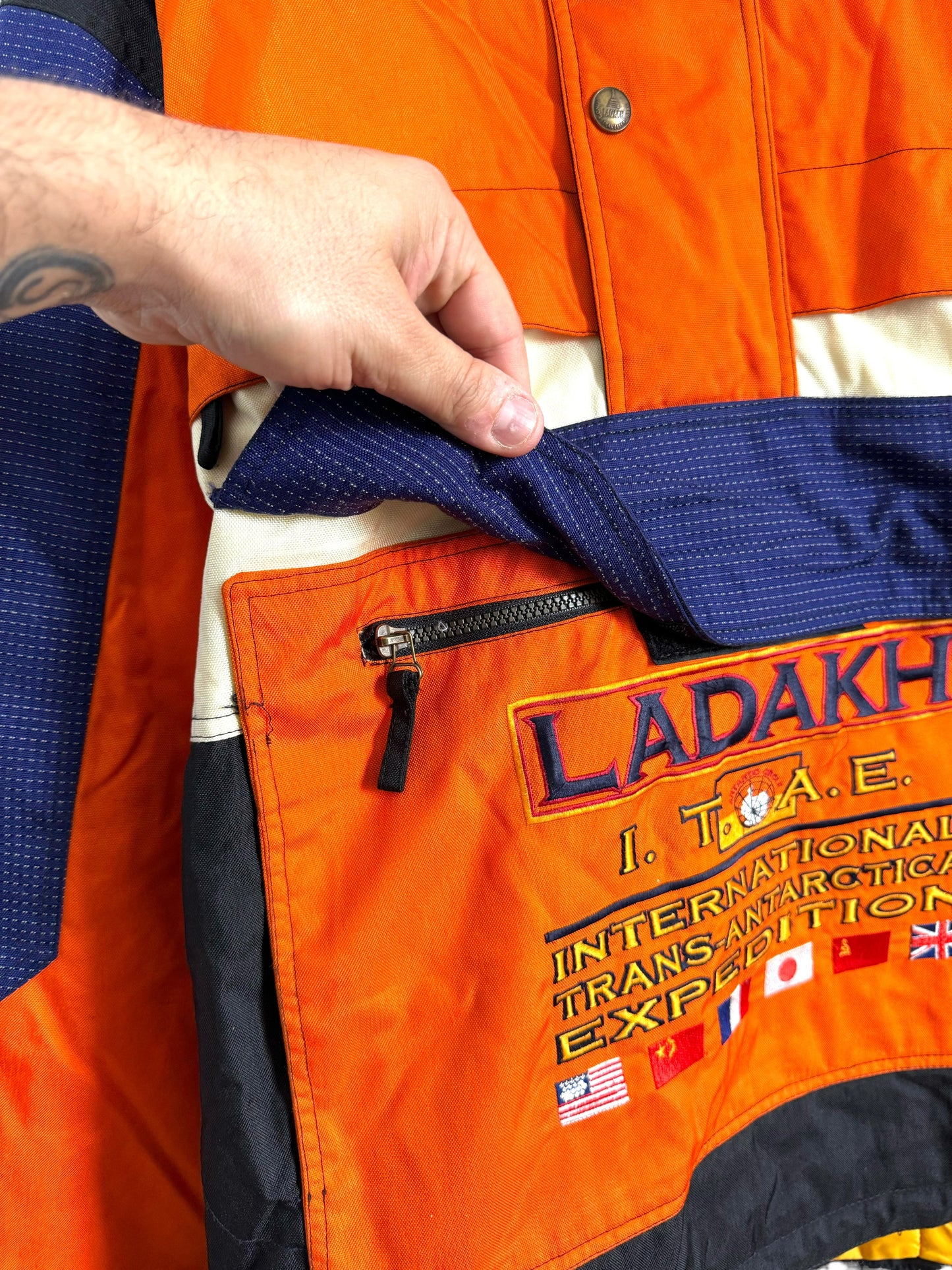 Ladakh giacca tecnica imbottita streetwear vintage (XL)