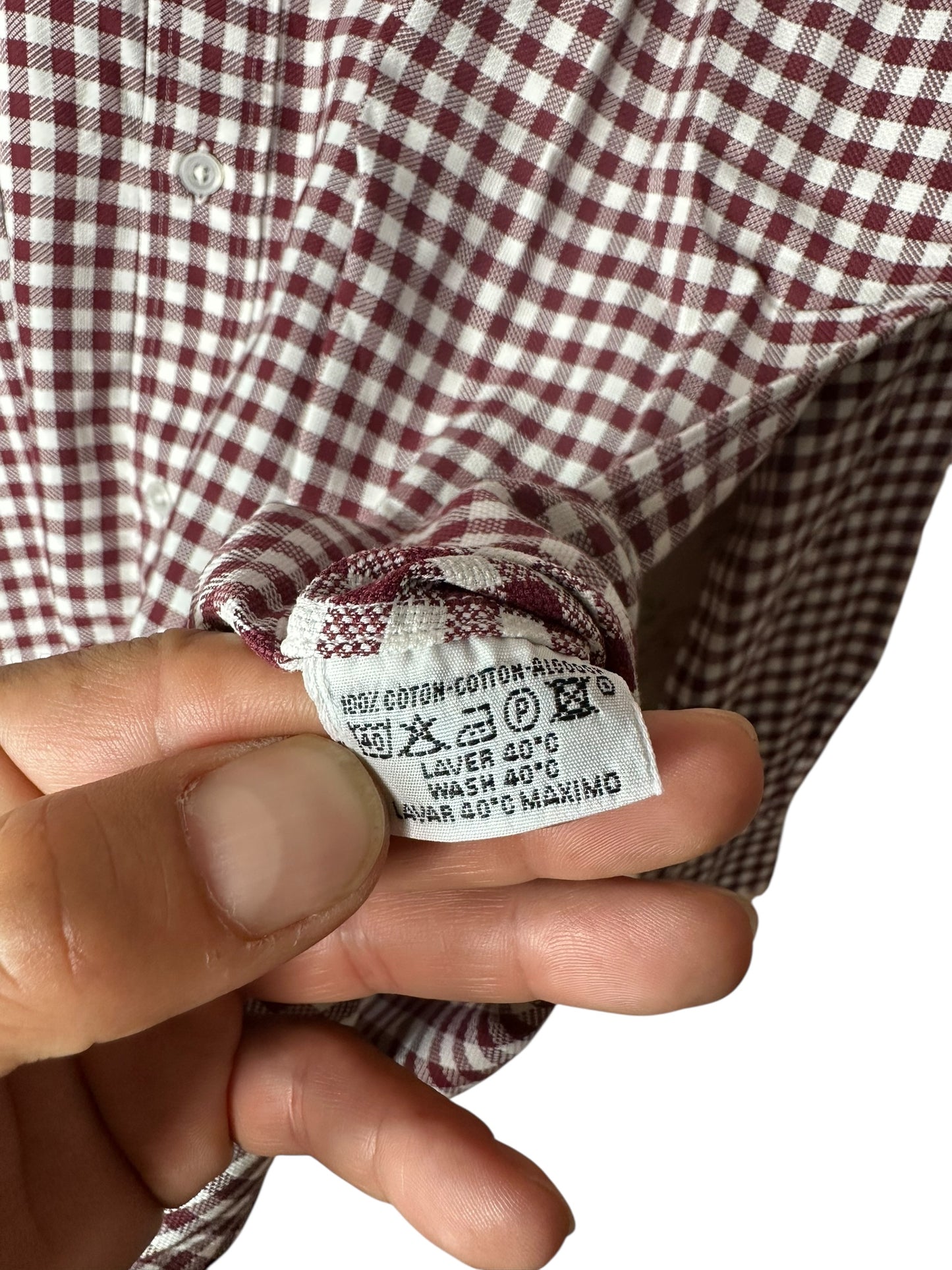 Hermès camicia vintage maschile (M)