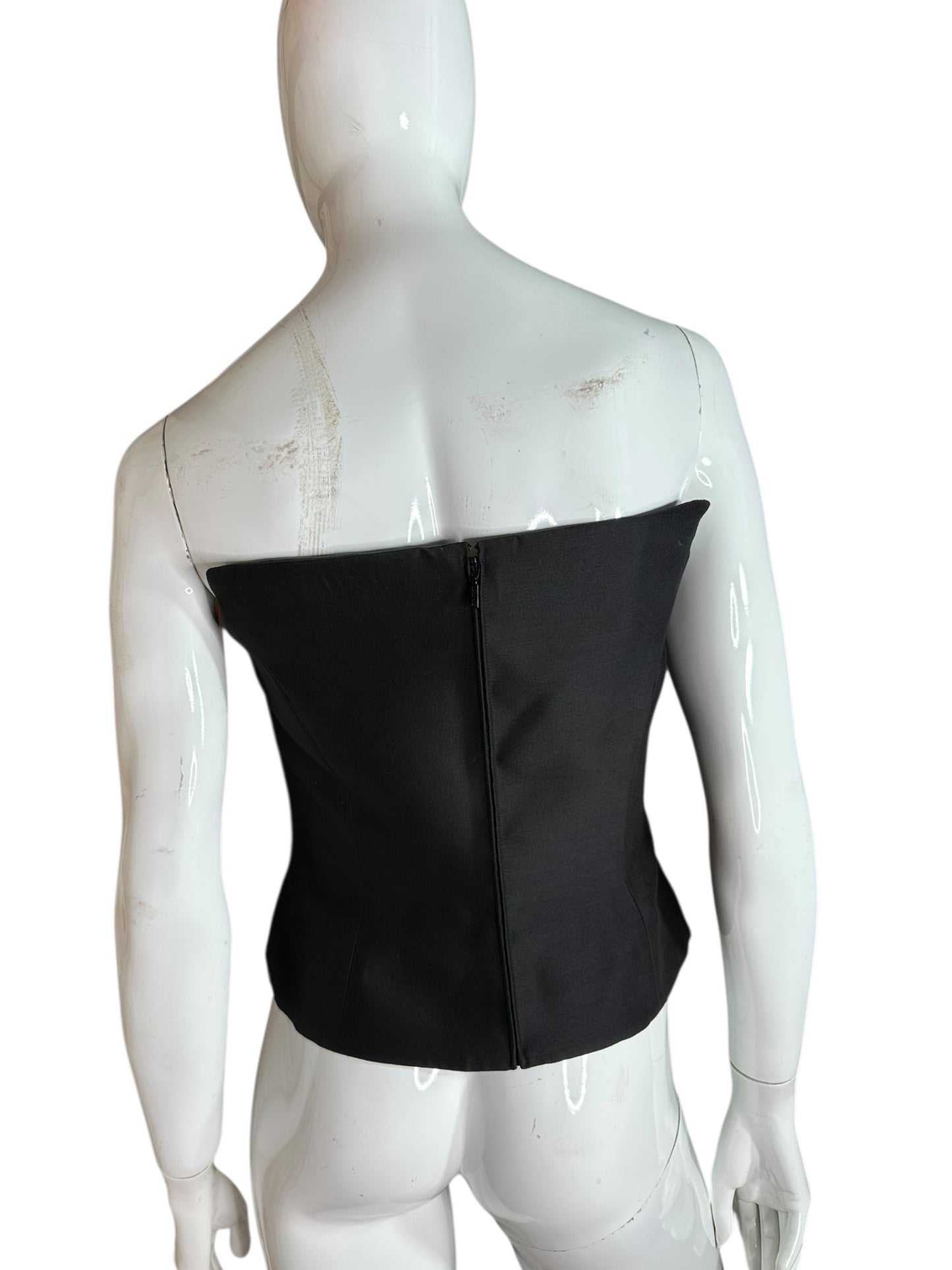 Versace top a bustier (M)