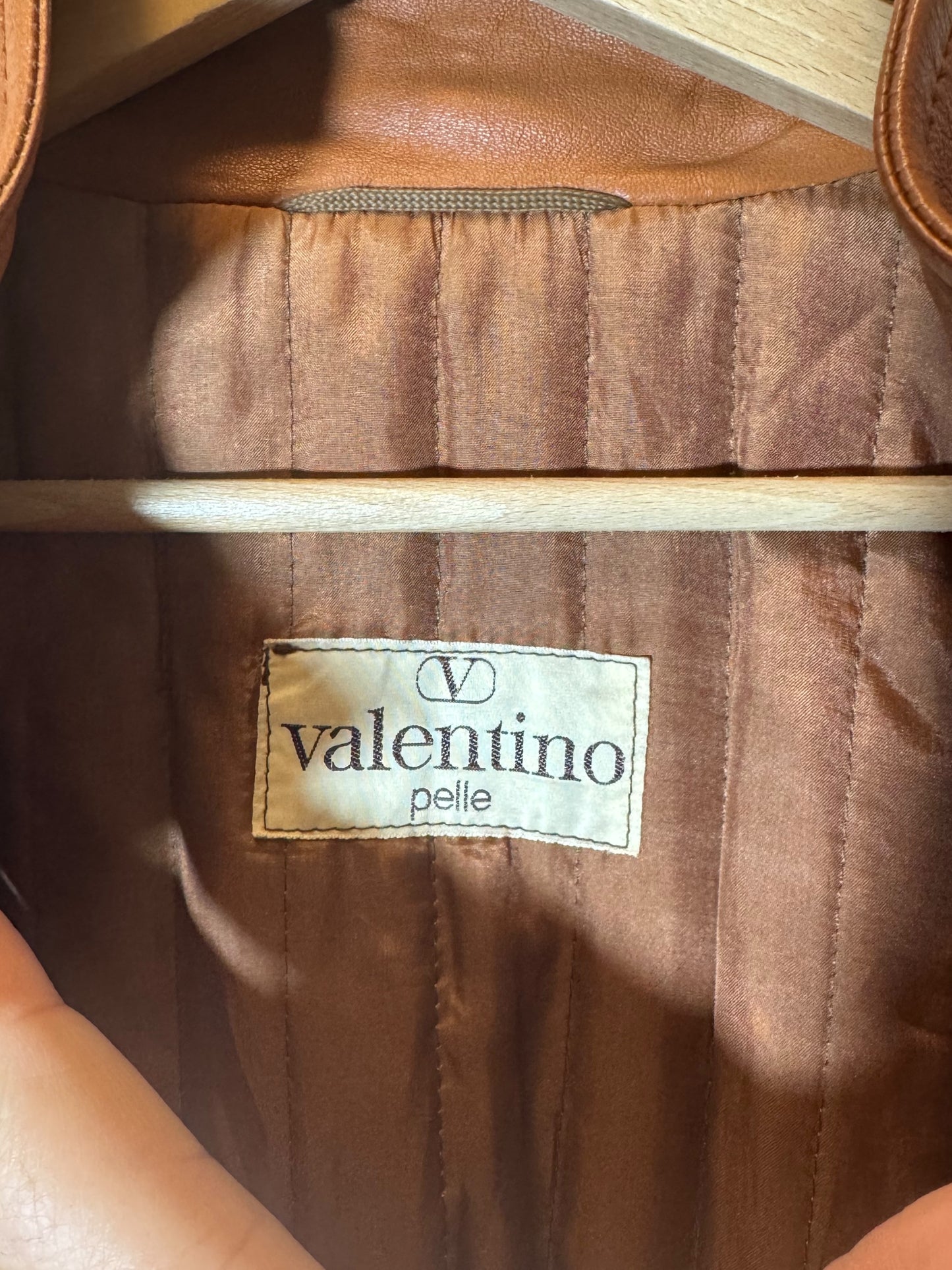 Valentino Pelle – Cappotto in Pelle Vintage Made in Italy