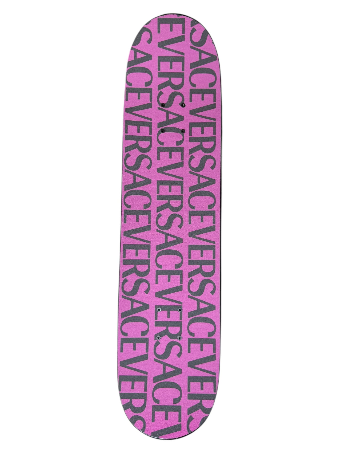 Versace Skateboard Set con Tavola Logo Repeat, Ruote e Custodia
