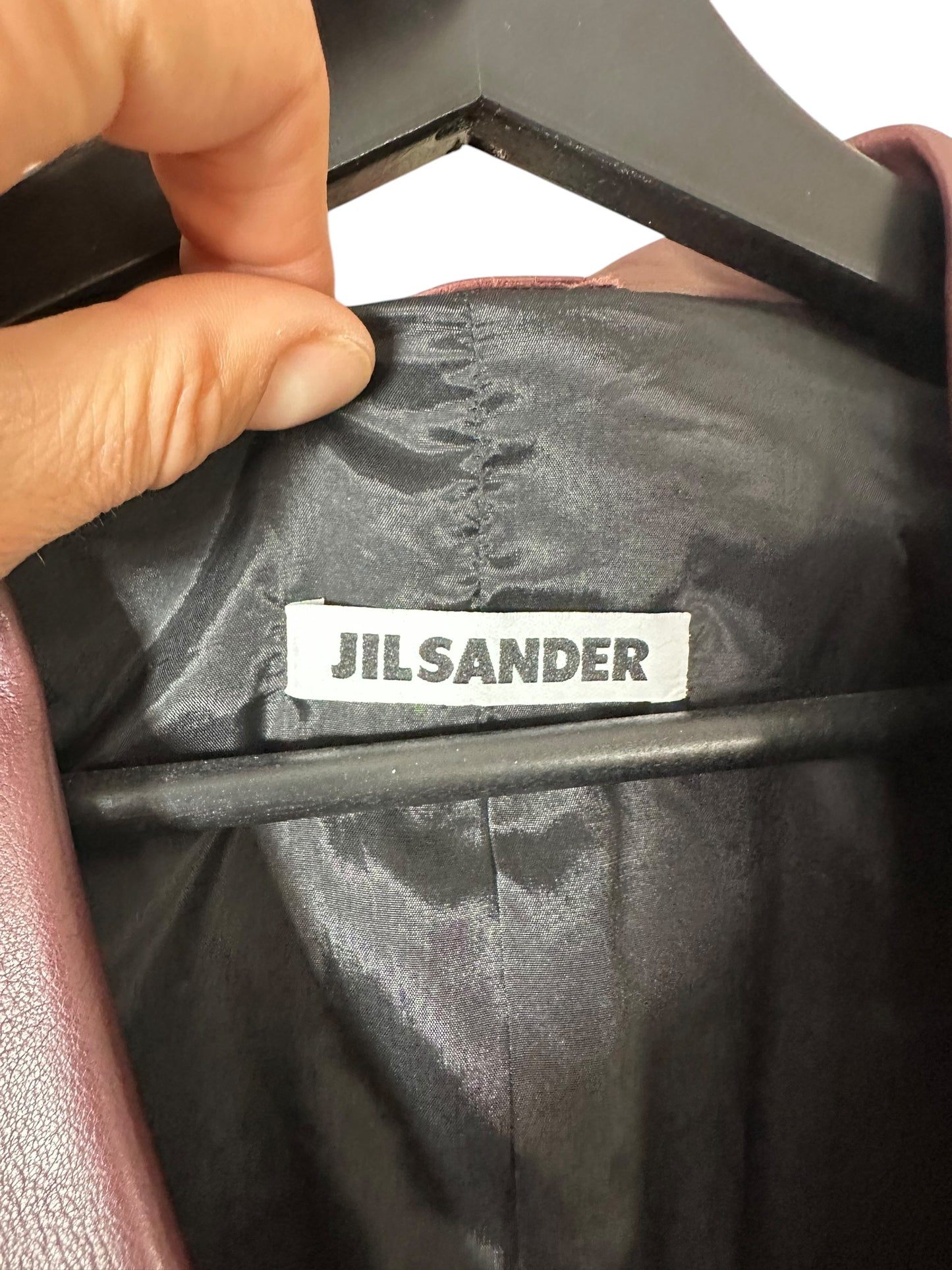 Jil Sander blazer in pelle (S)