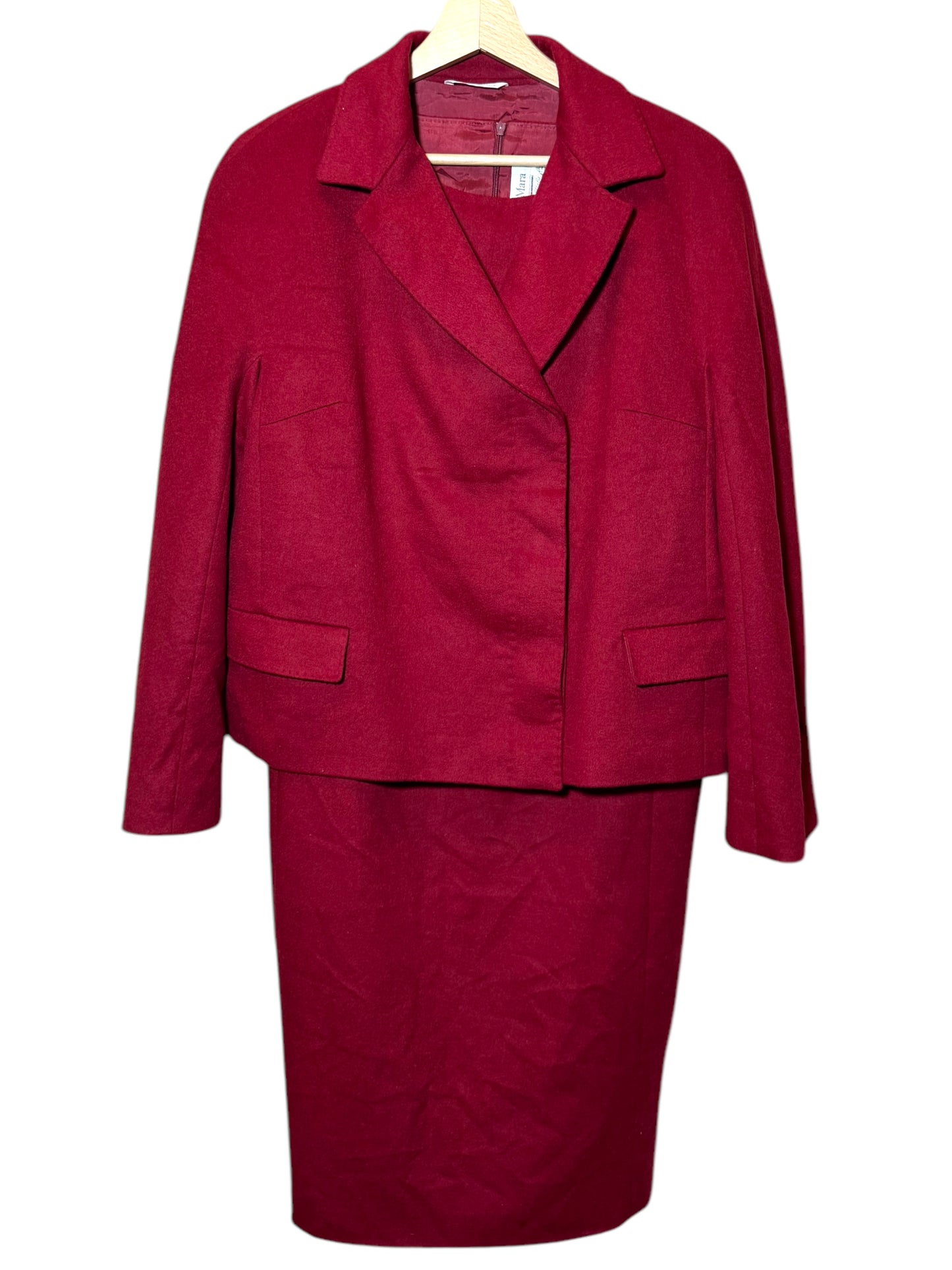 Max Mara Tailleur Completo Giacca e Abito Rosso