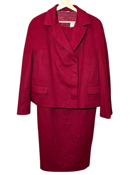 Max Mara Tailleur Completo Giacca e Abito Rosso