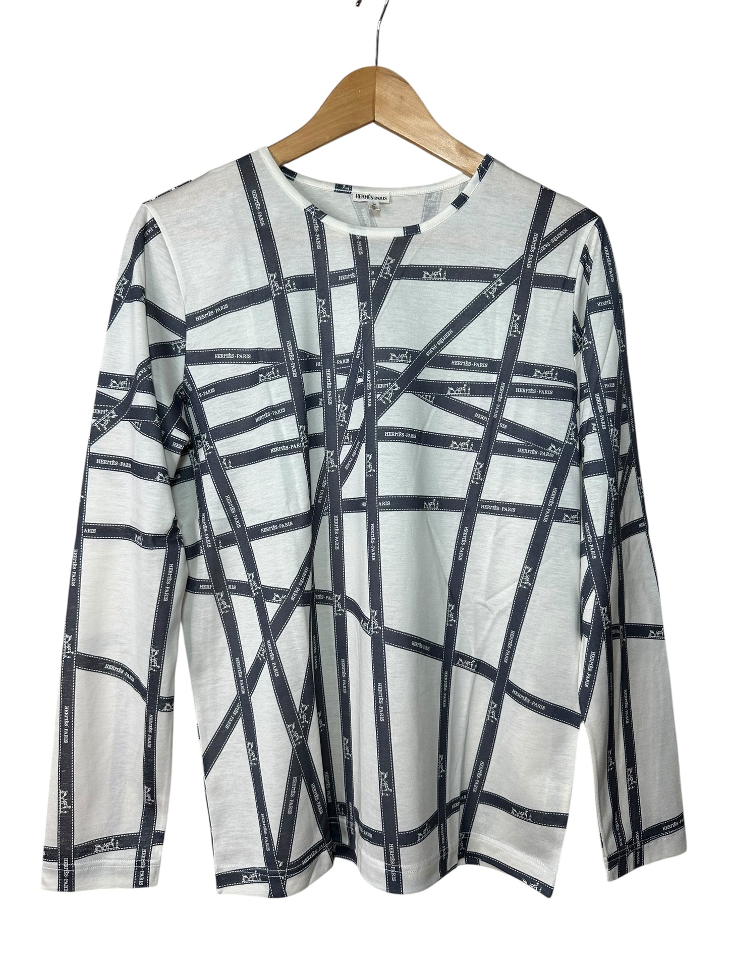 Hermès t-shirt vintage a maniche lunghe (M)