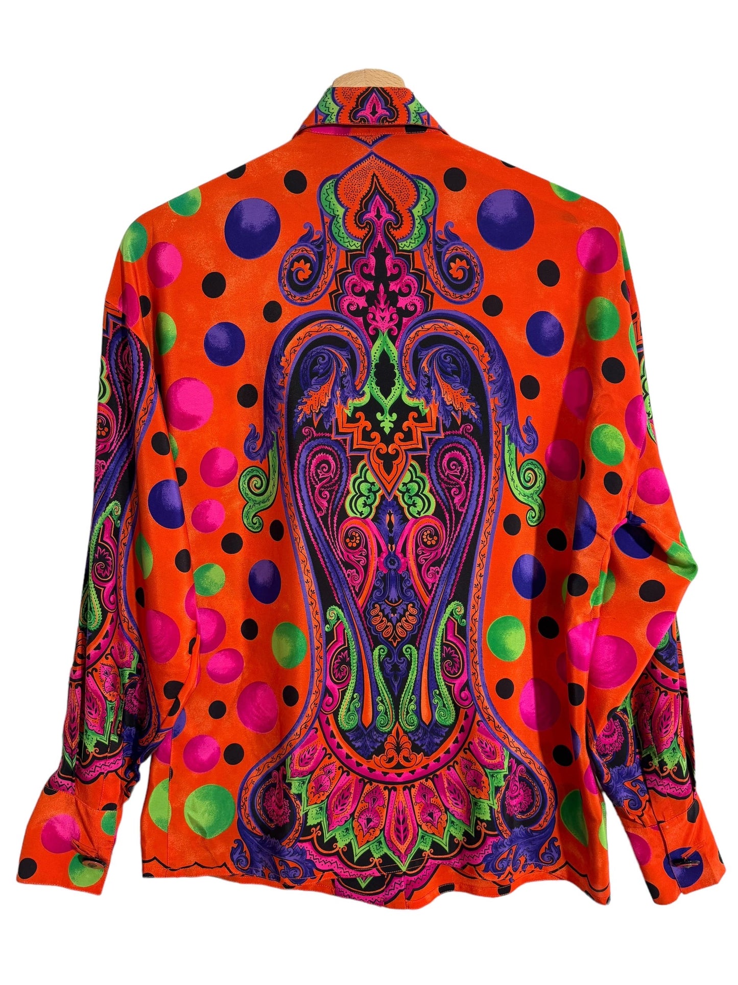 Gianni Versace camicia vintage anni 90s in seta