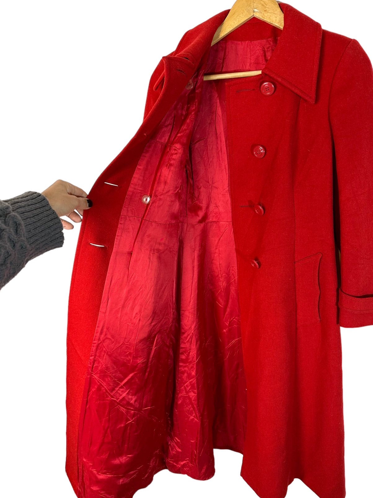 Cappotto vintage in lana (S)