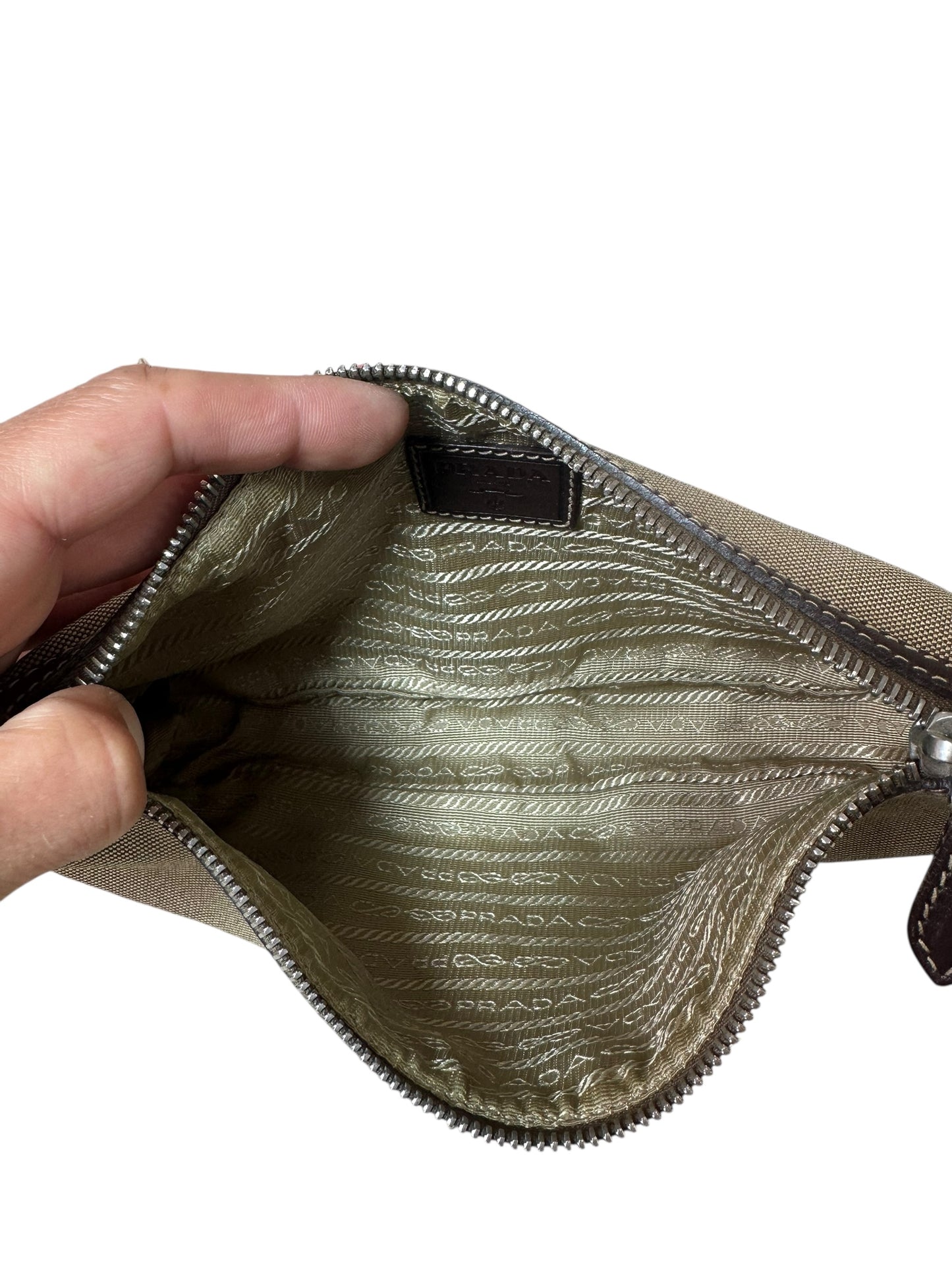 Prada mini borsa in canvas vintage