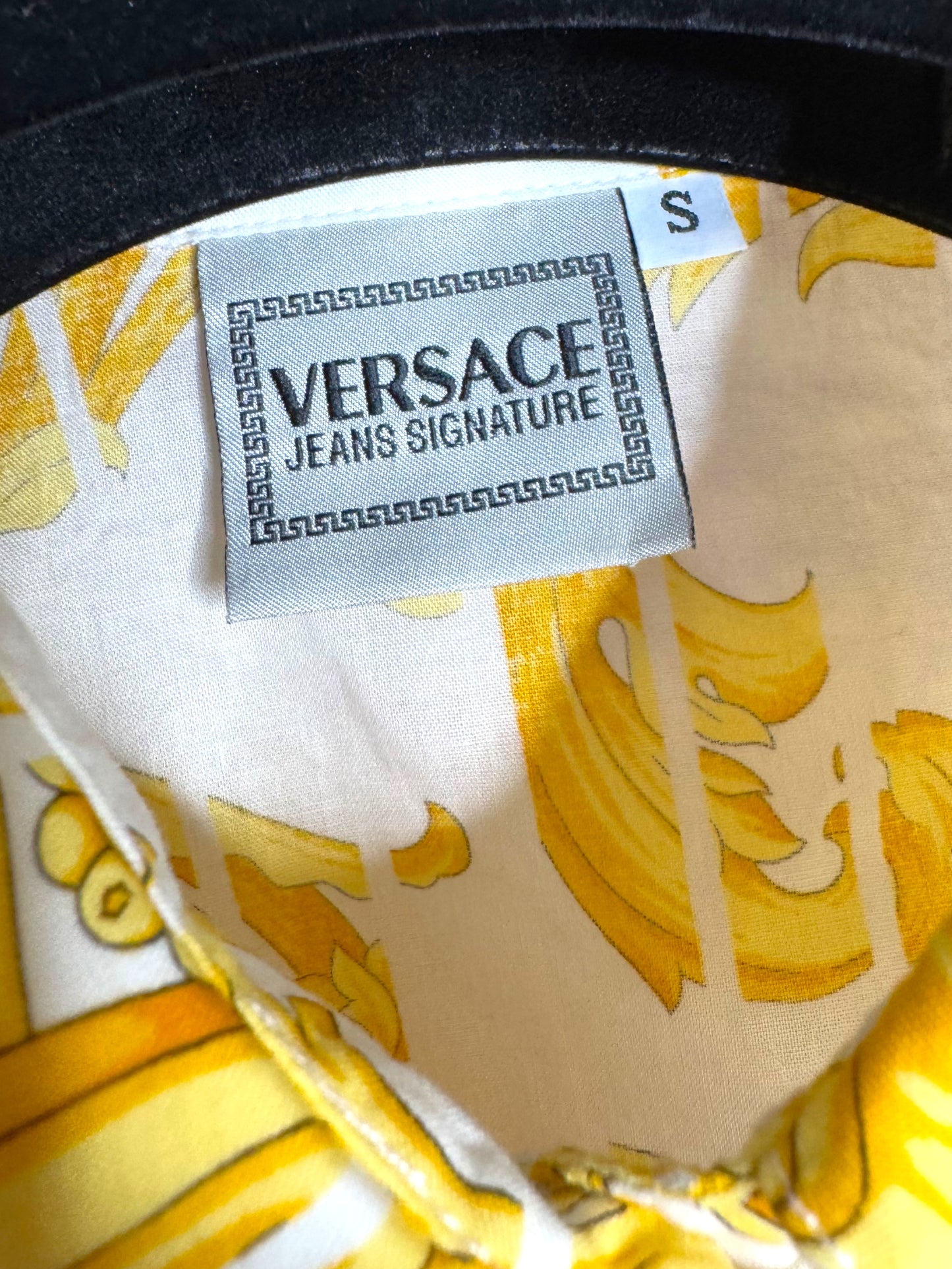 Camicia smanicata vintage Versace Jeans Signature – Barocco - Taglia S