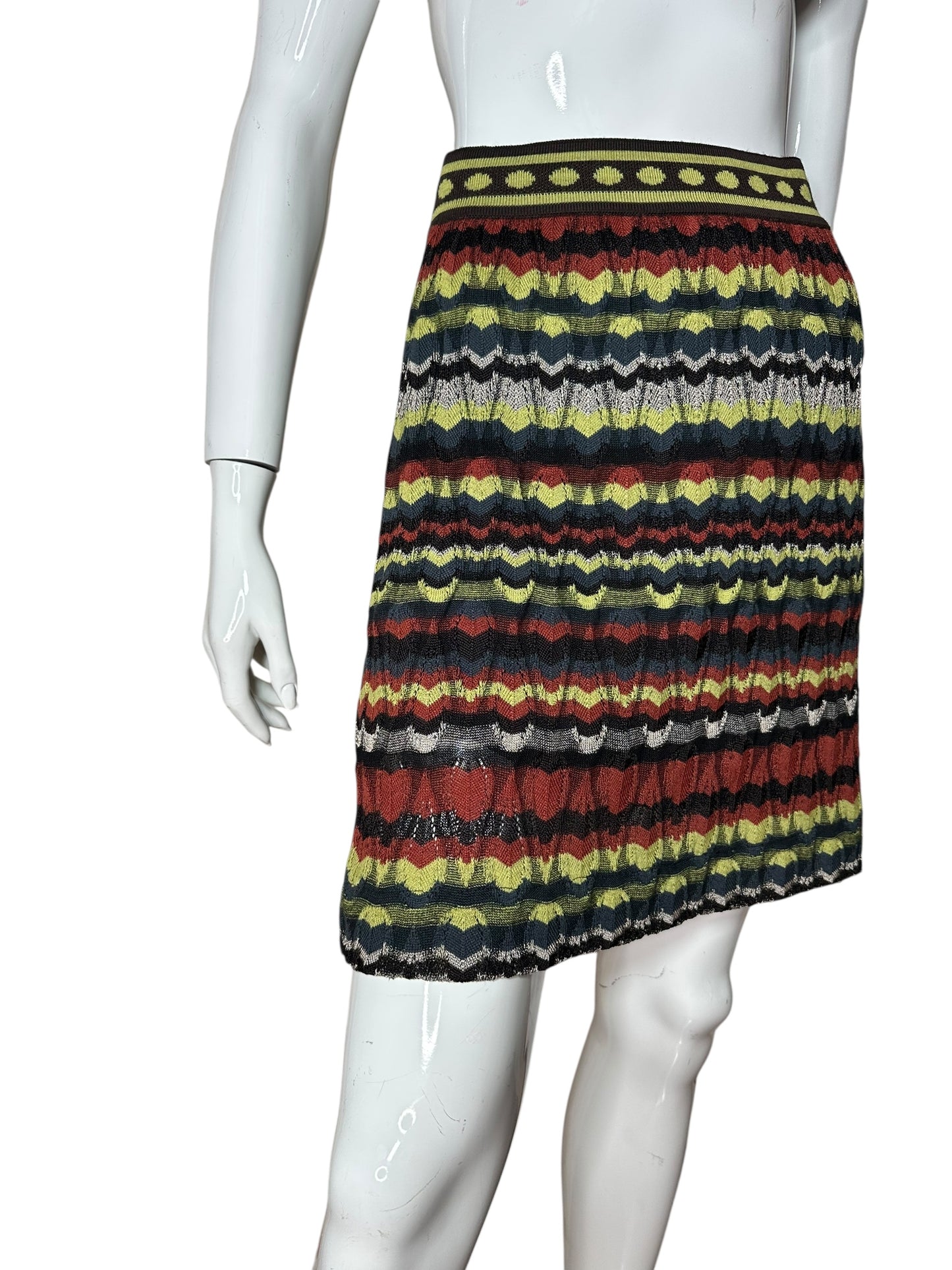 Missoni mini gonna in maglia (M)