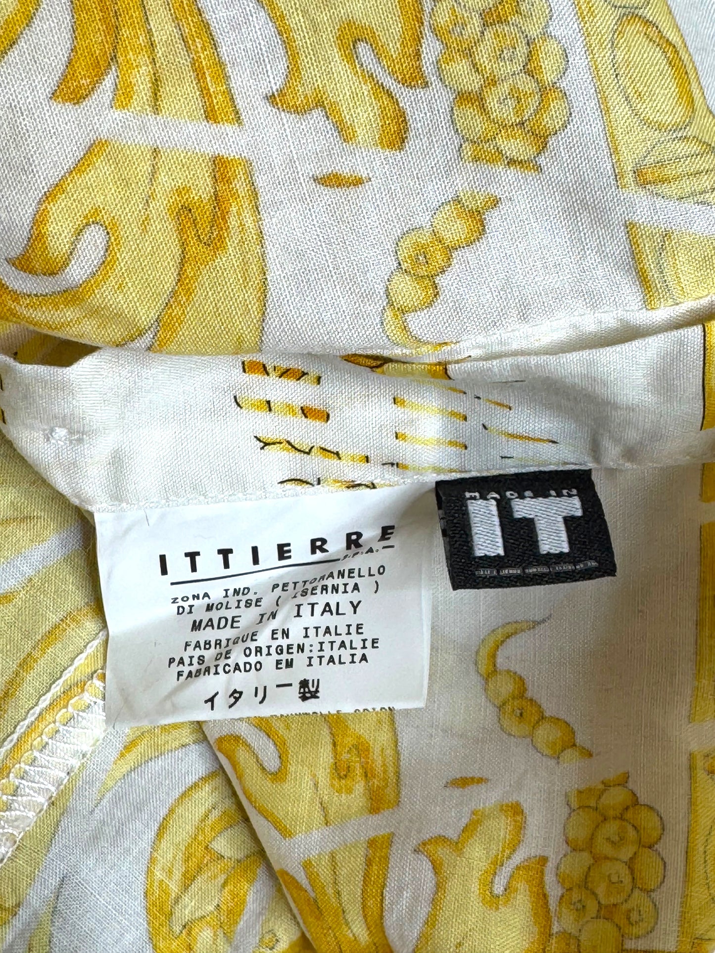 Camicia smanicata vintage Versace Jeans Signature – Barocco - Taglia S