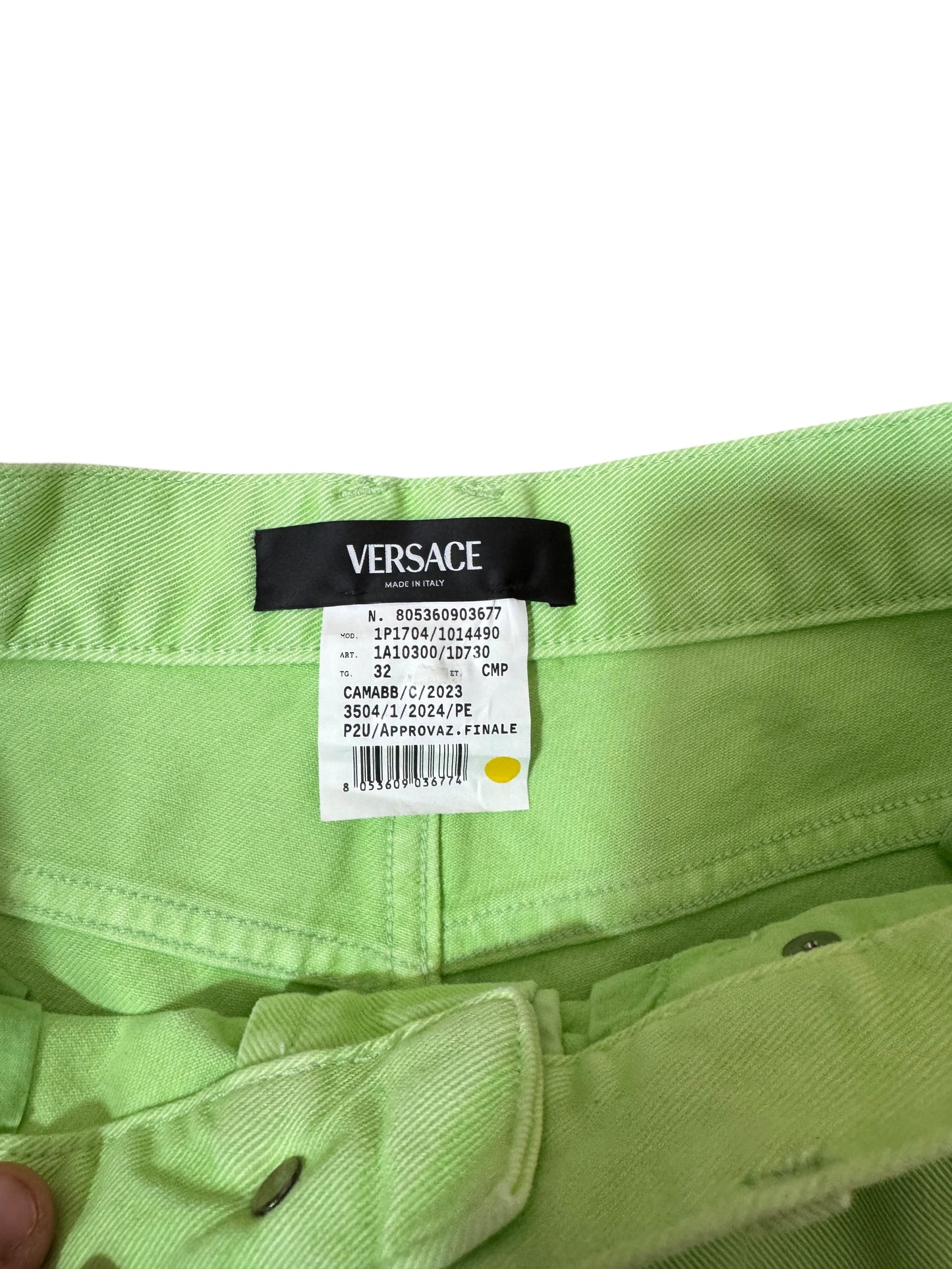 Versace pantaloni in denim - taglia 32