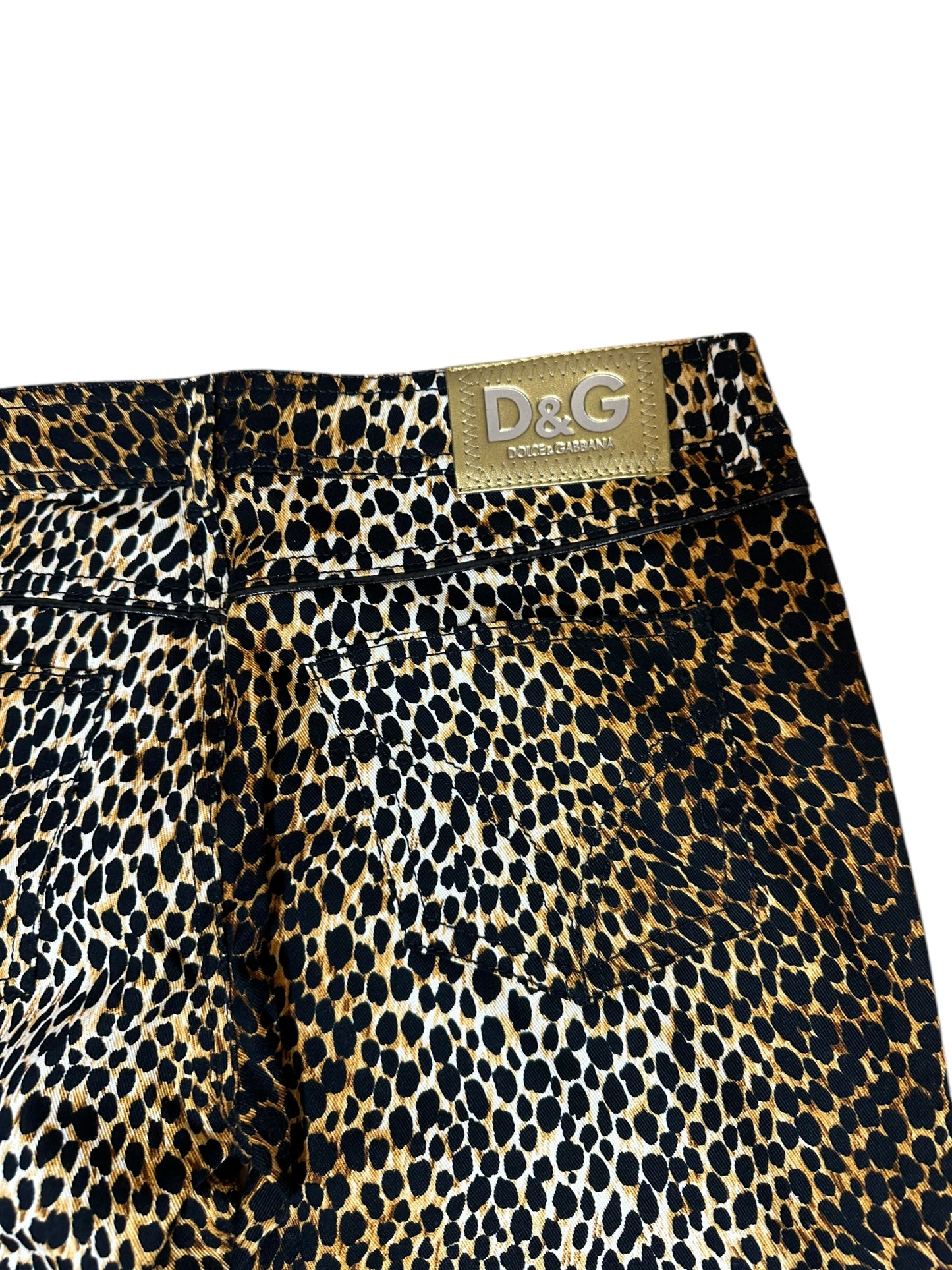 D&G pantalone vintage maculato. (L)