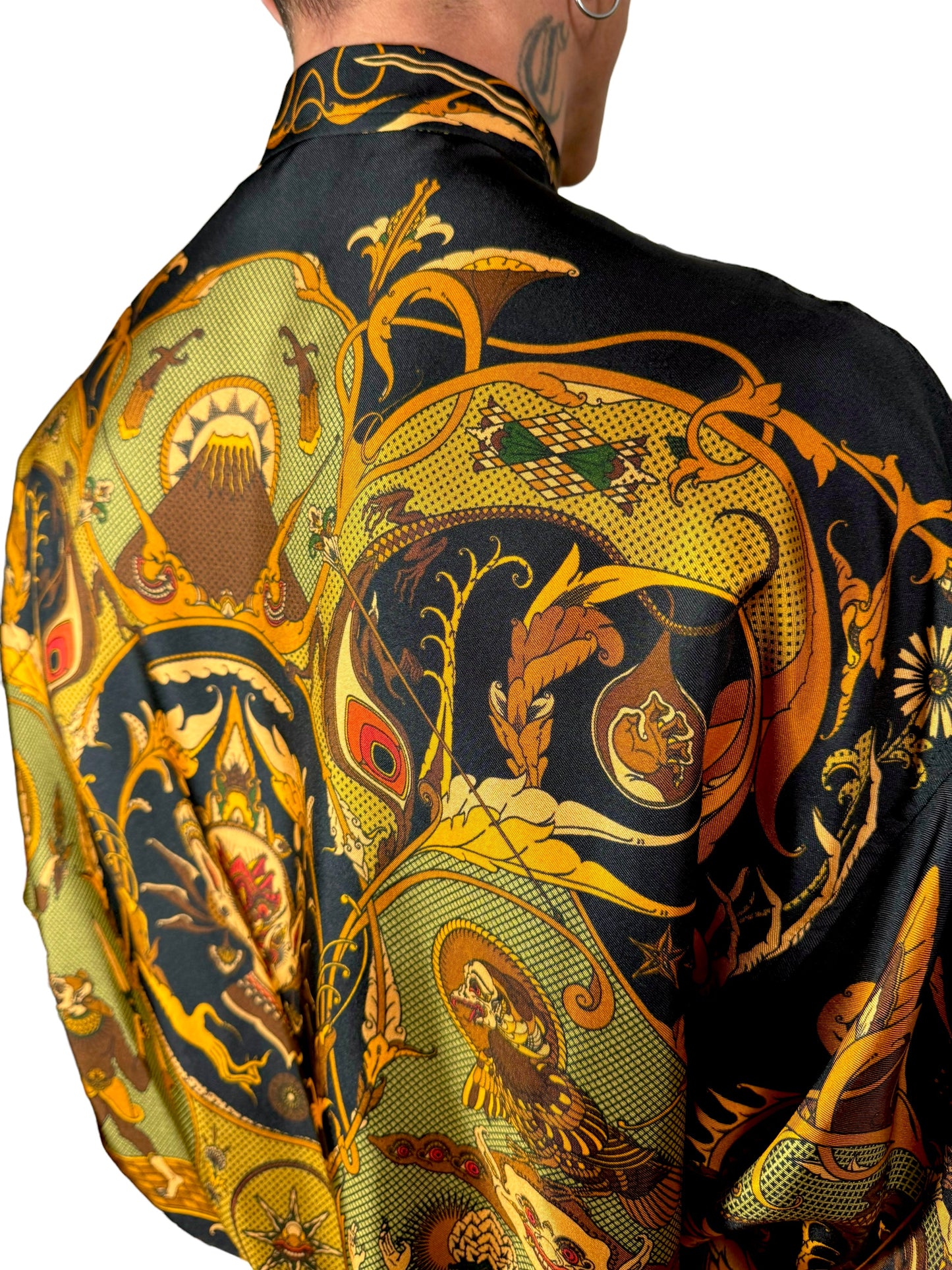 Camicia Fractal in seta