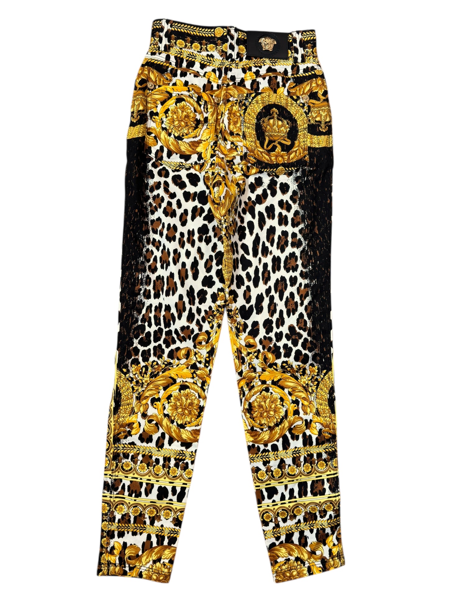 Pantaloni Versace Tribute SS2018 – Stampa Wild Baroque 1992, taglia 25