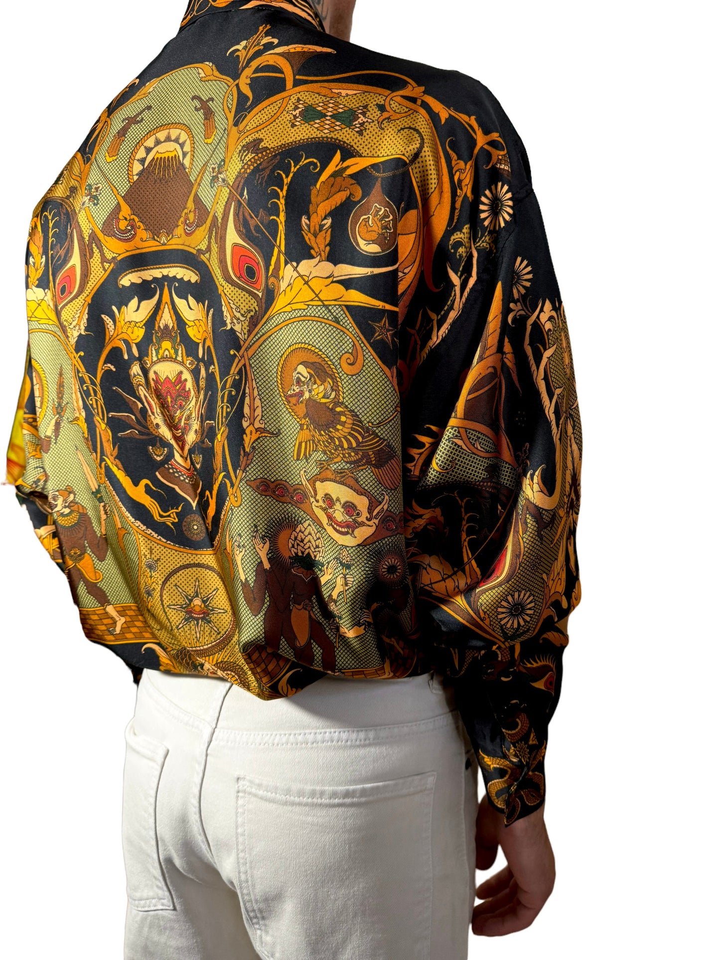 Camicia Fractal in seta