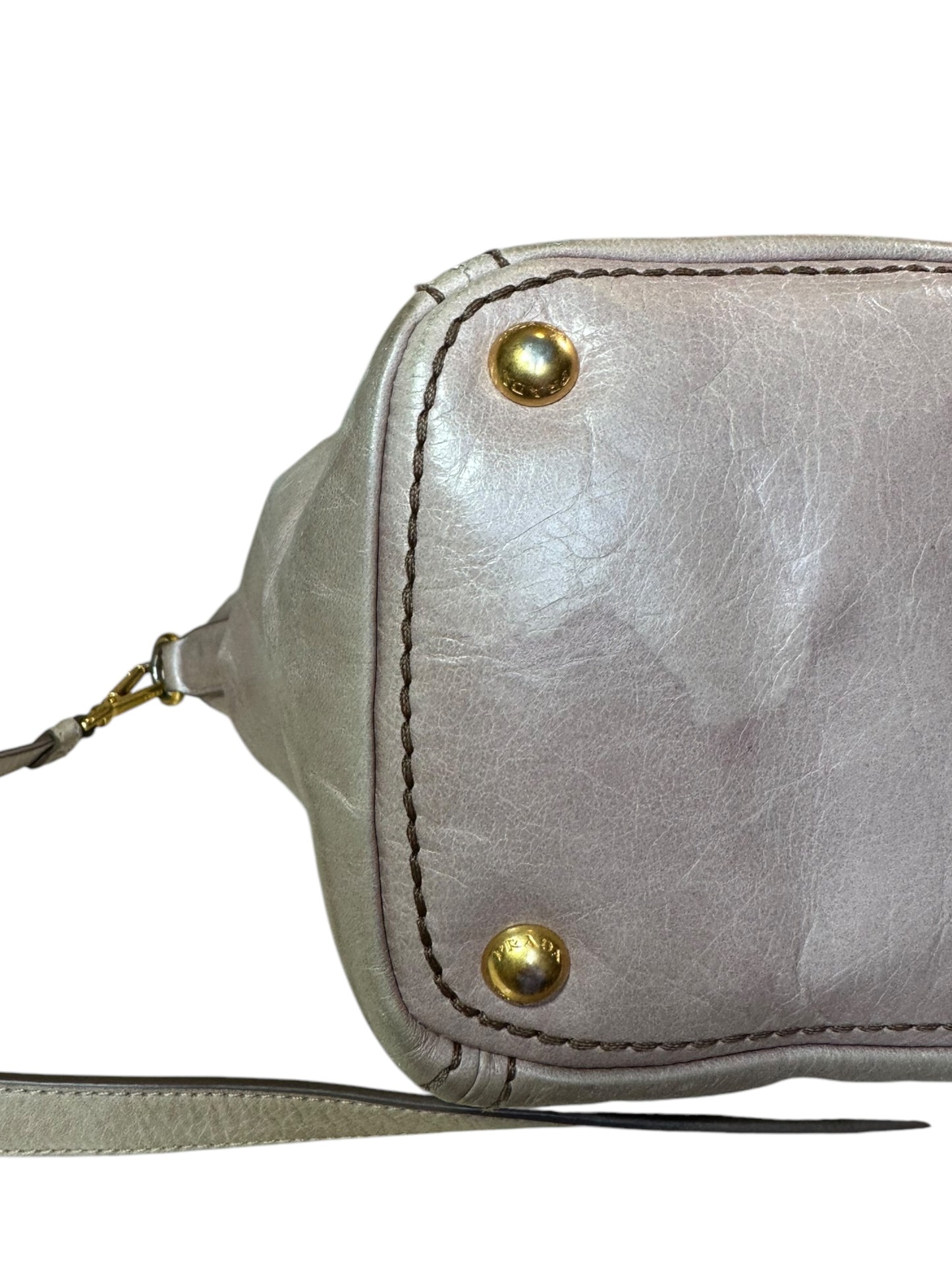 Prada borsa shopper in pelle
