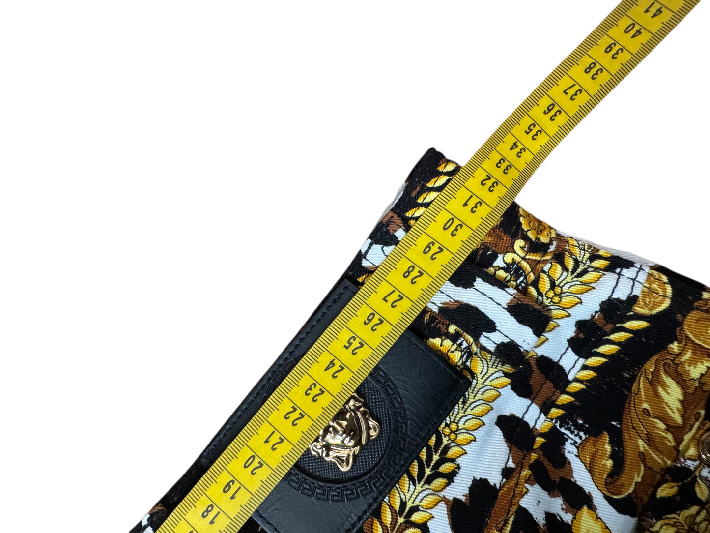 Pantaloni Versace Tribute SS2018 – Stampa Wild Baroque 1992, taglia 25