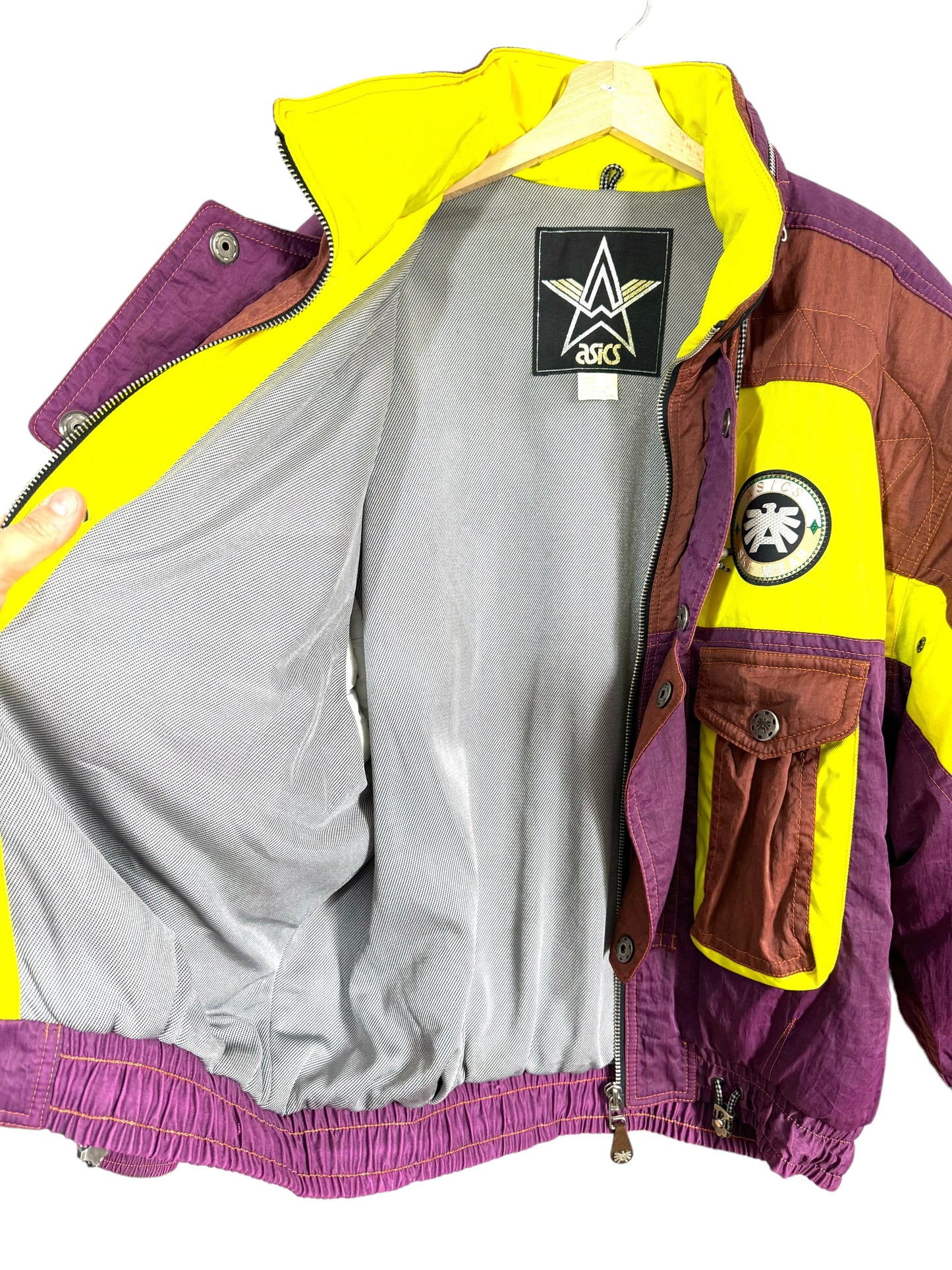 ASICS giacca vintage da sci streetwear (L)
