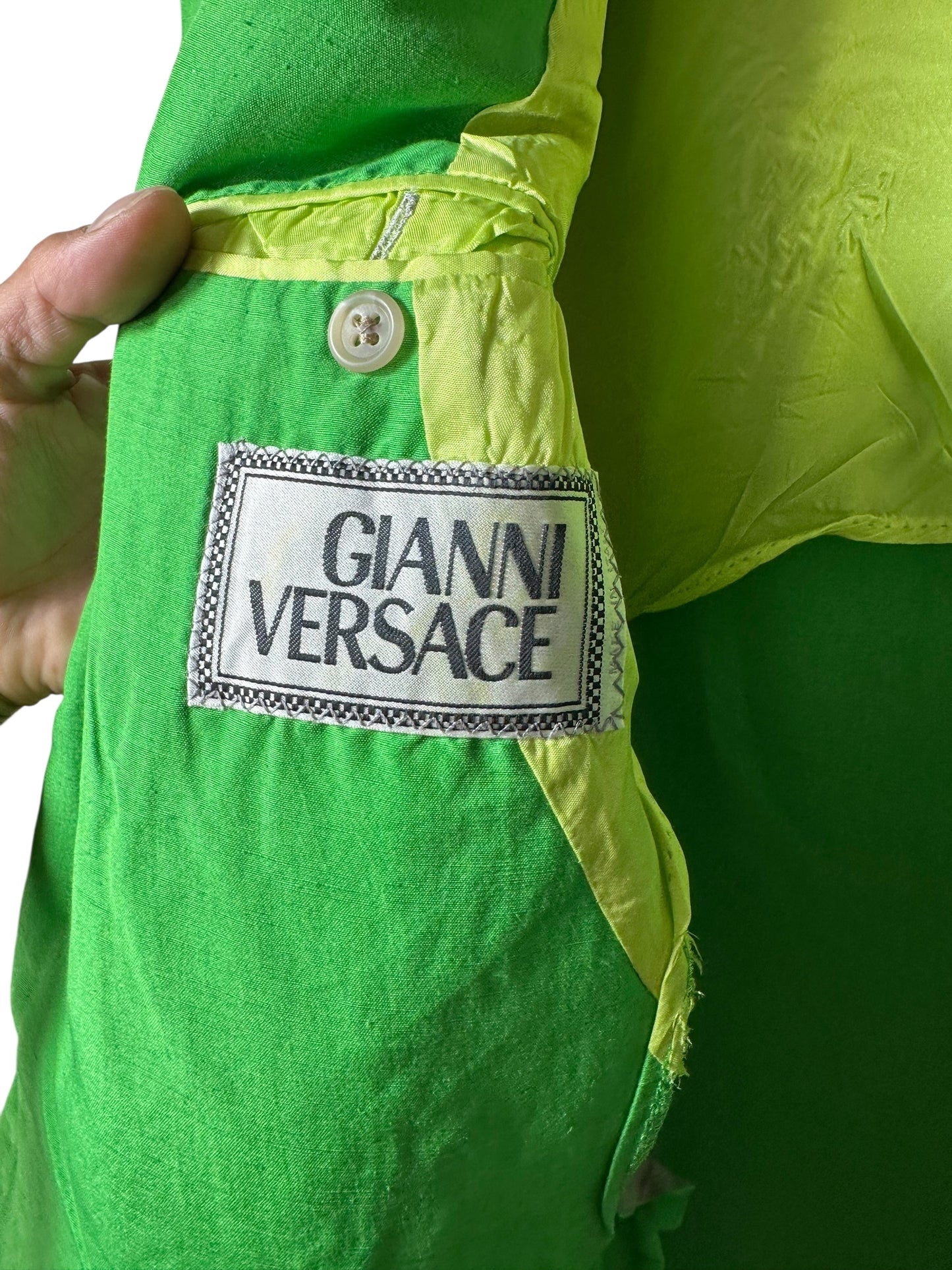 Gianni Versace blazer vintage in lino (L)