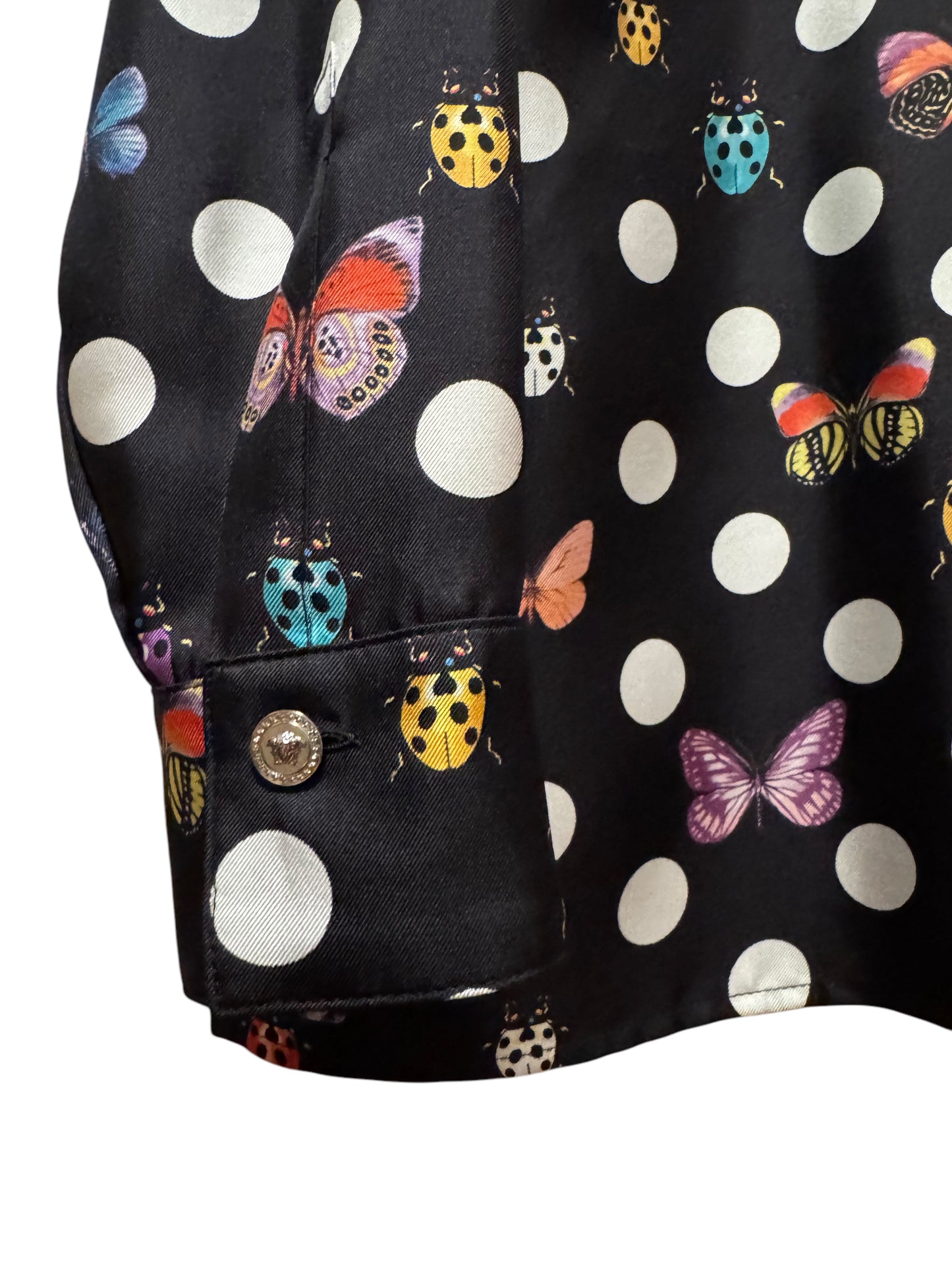 Versace – Camicia in Seta con Stampa