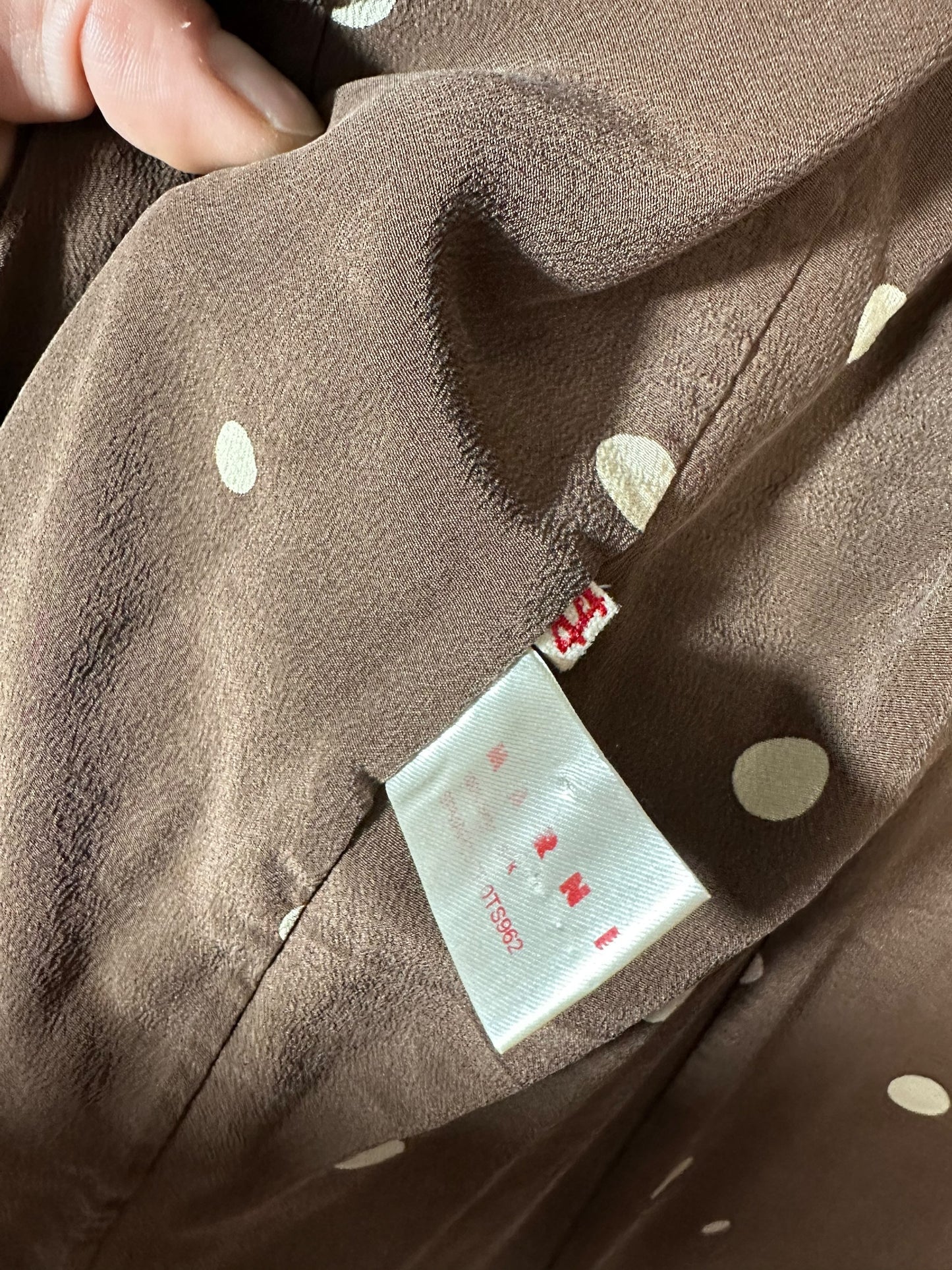 Marni chemisier in seta (M)