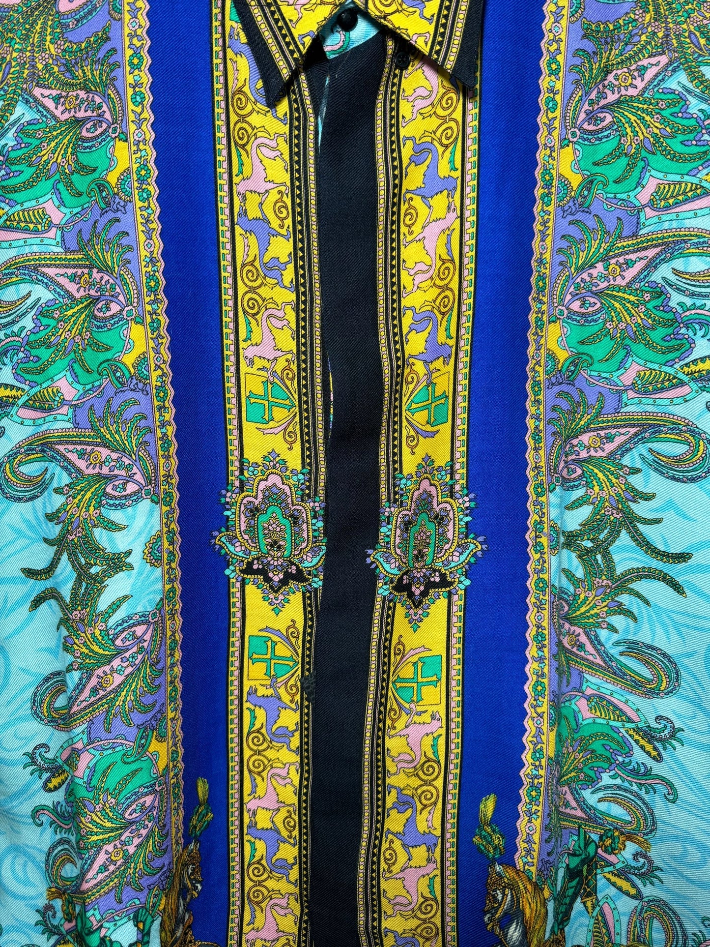 Istante di Gianni Versace camicia vintage in lana