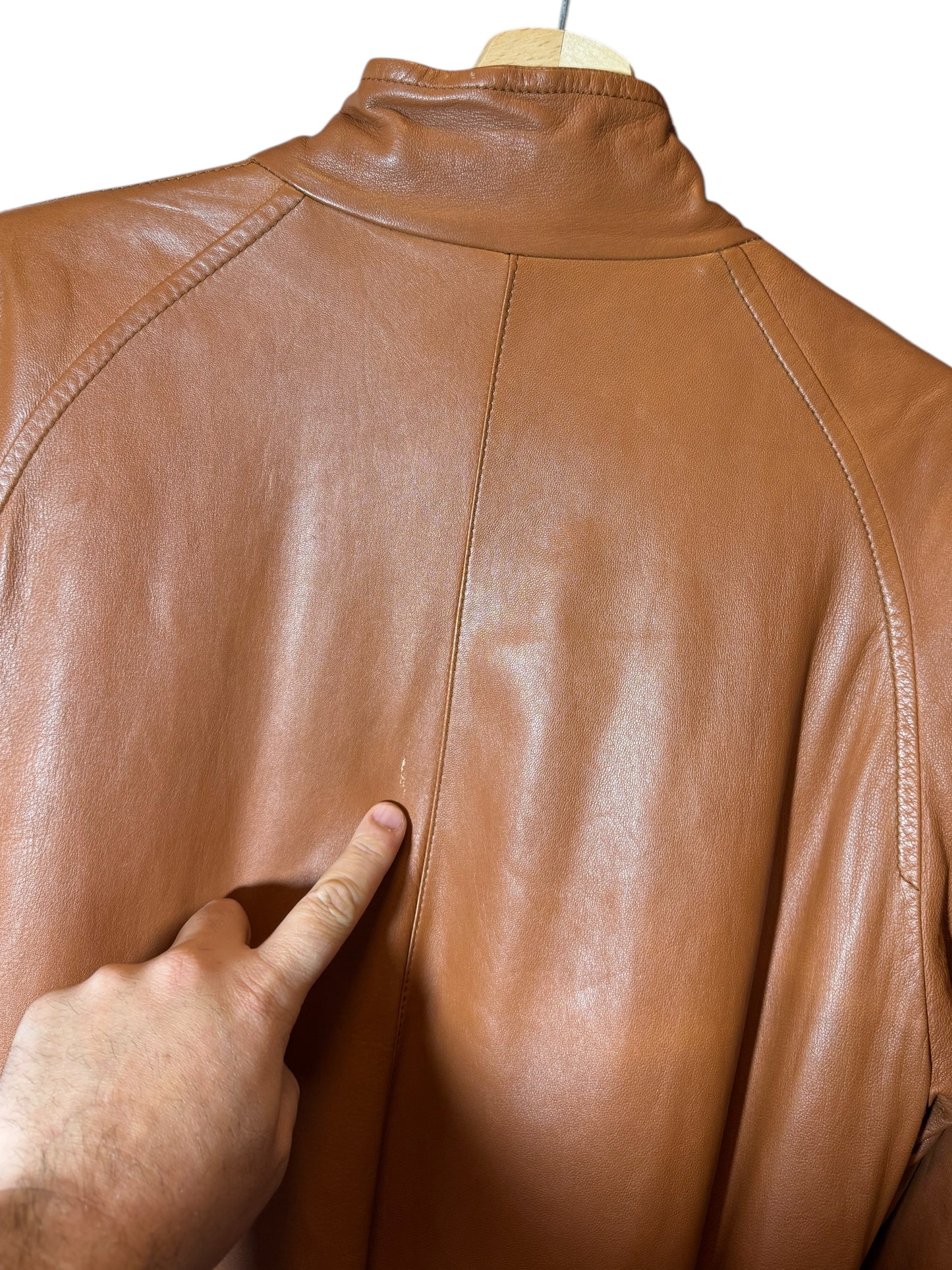 Valentino Pelle – Cappotto in Pelle Vintage Made in Italy