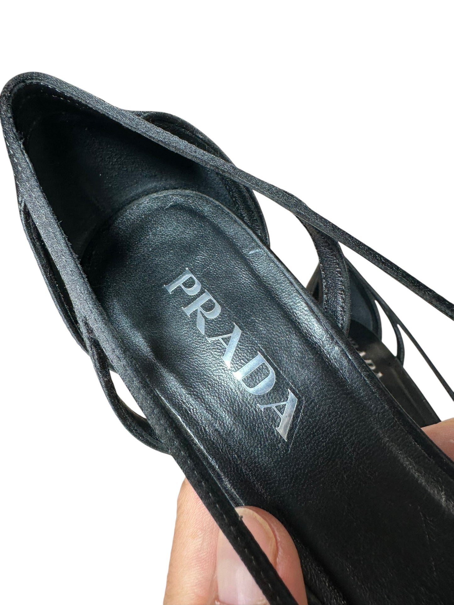 Prada decolletè in raso (39