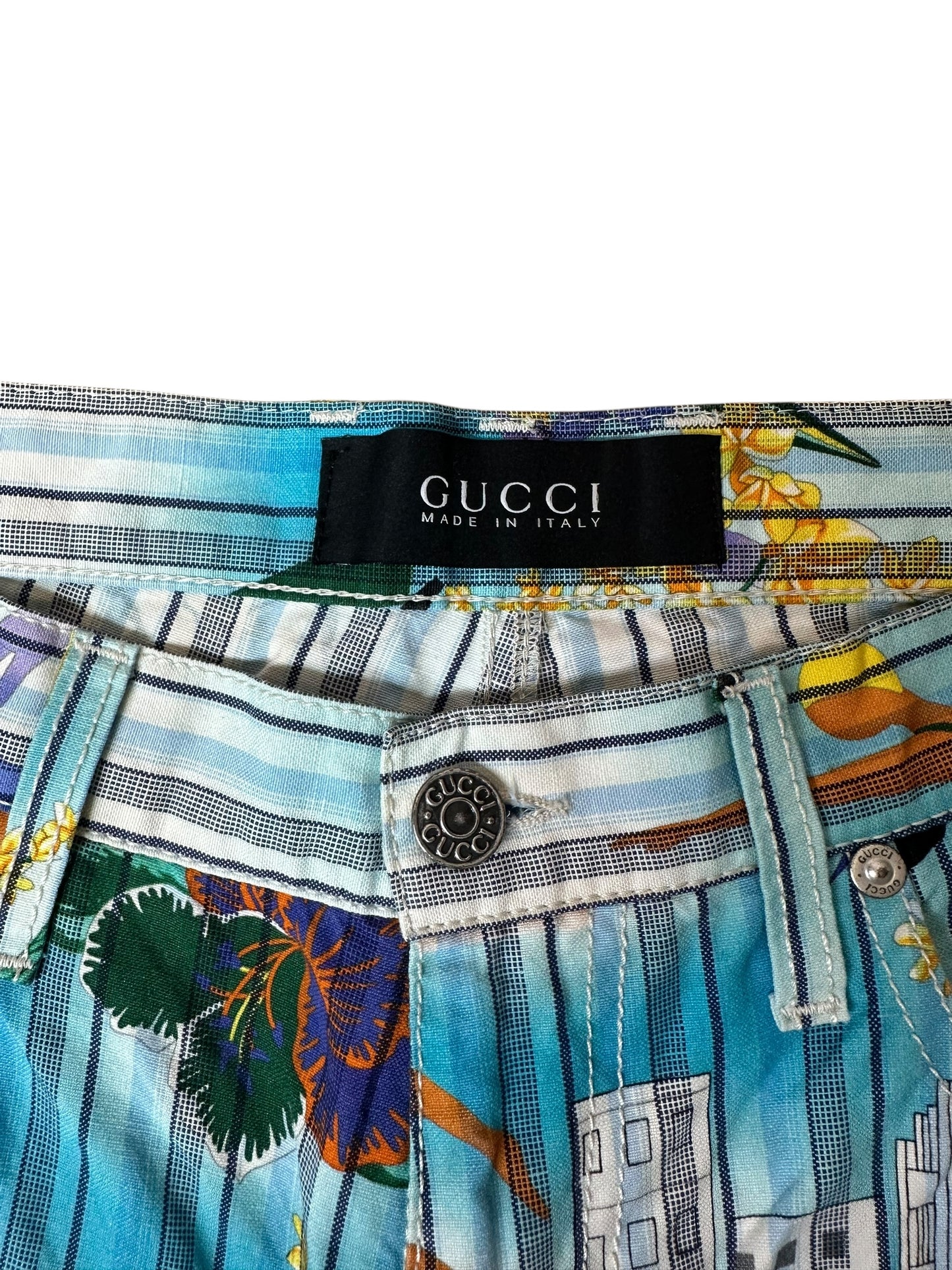 Gucci pantaloni vintage stampati (L)